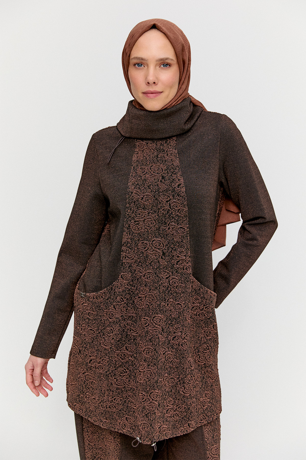 Simli Dokulu İkili Takım, Tesettür Giyim