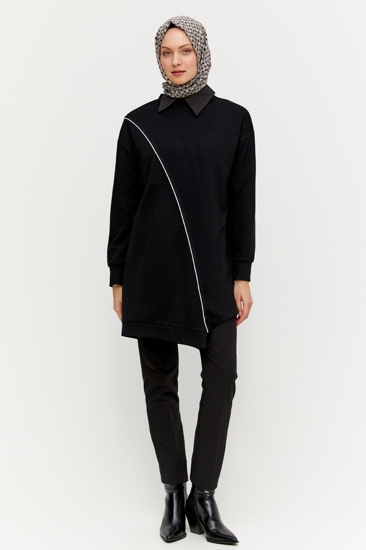 Asimetrik Modal Oversize Tunik