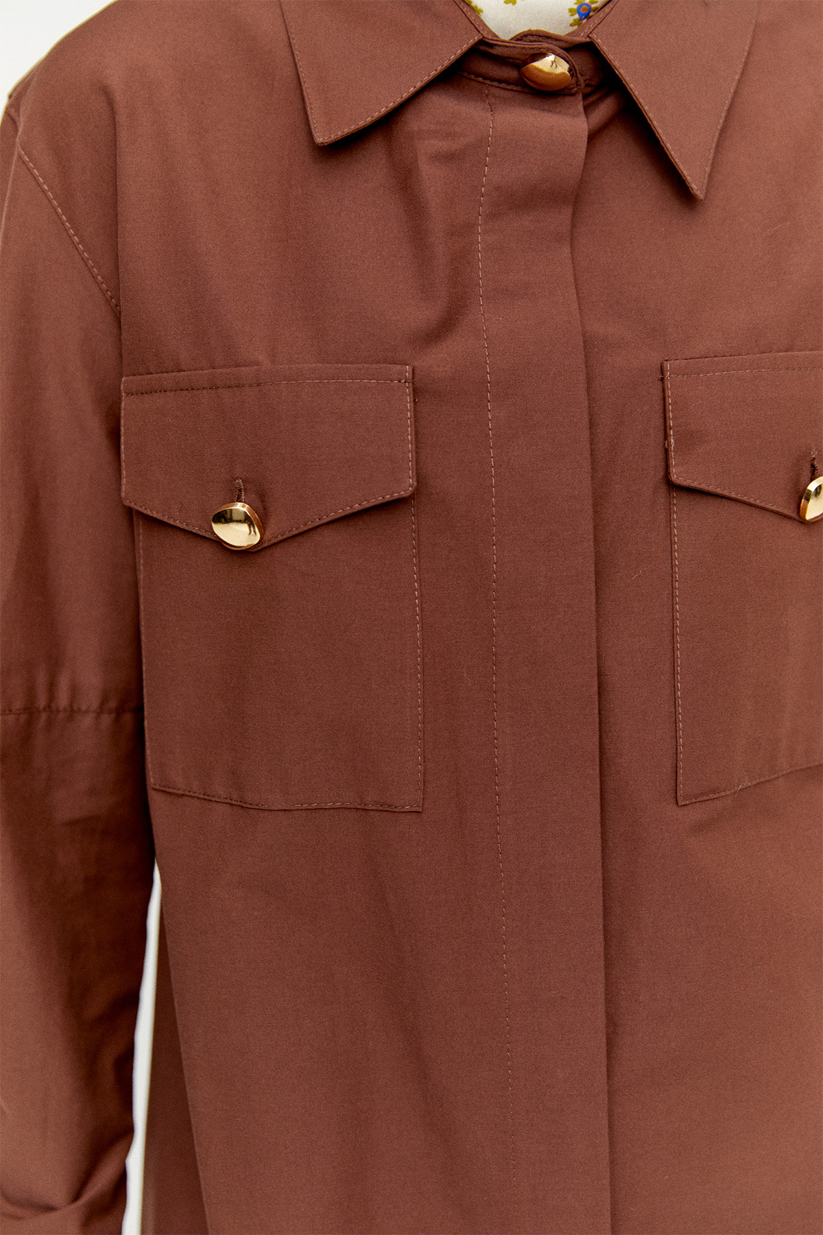 Kolları Şeritle Katlanabilir Tunik