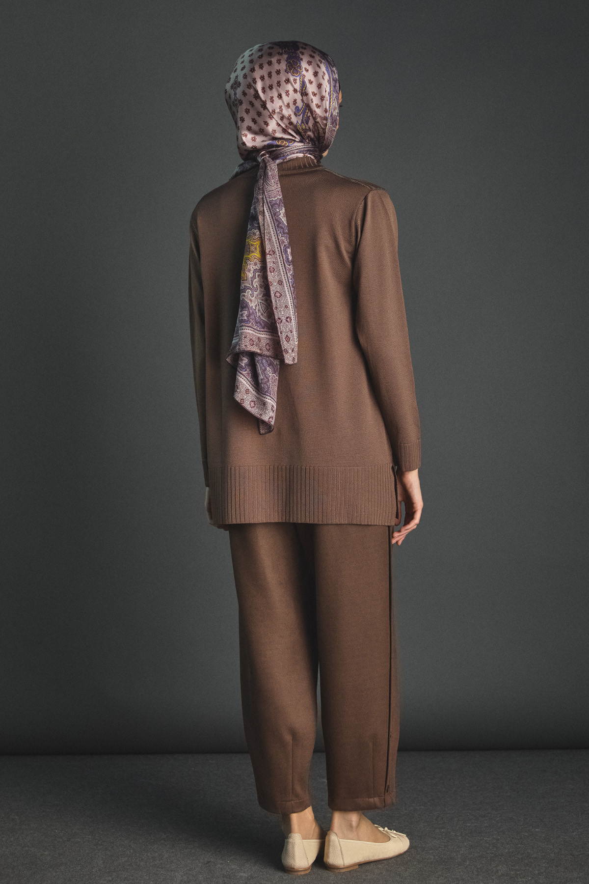 Karma Desenli Triko Tunik