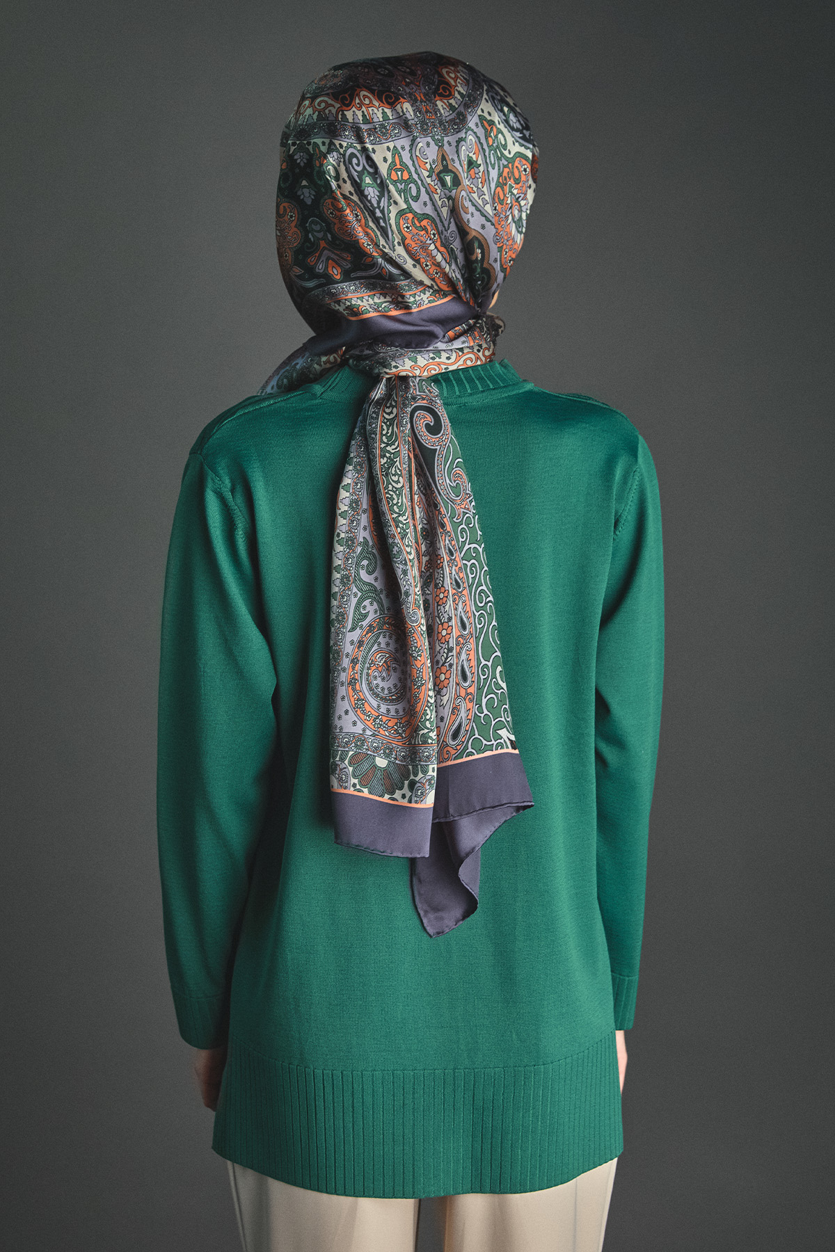 Karma Desenli Triko Tunik