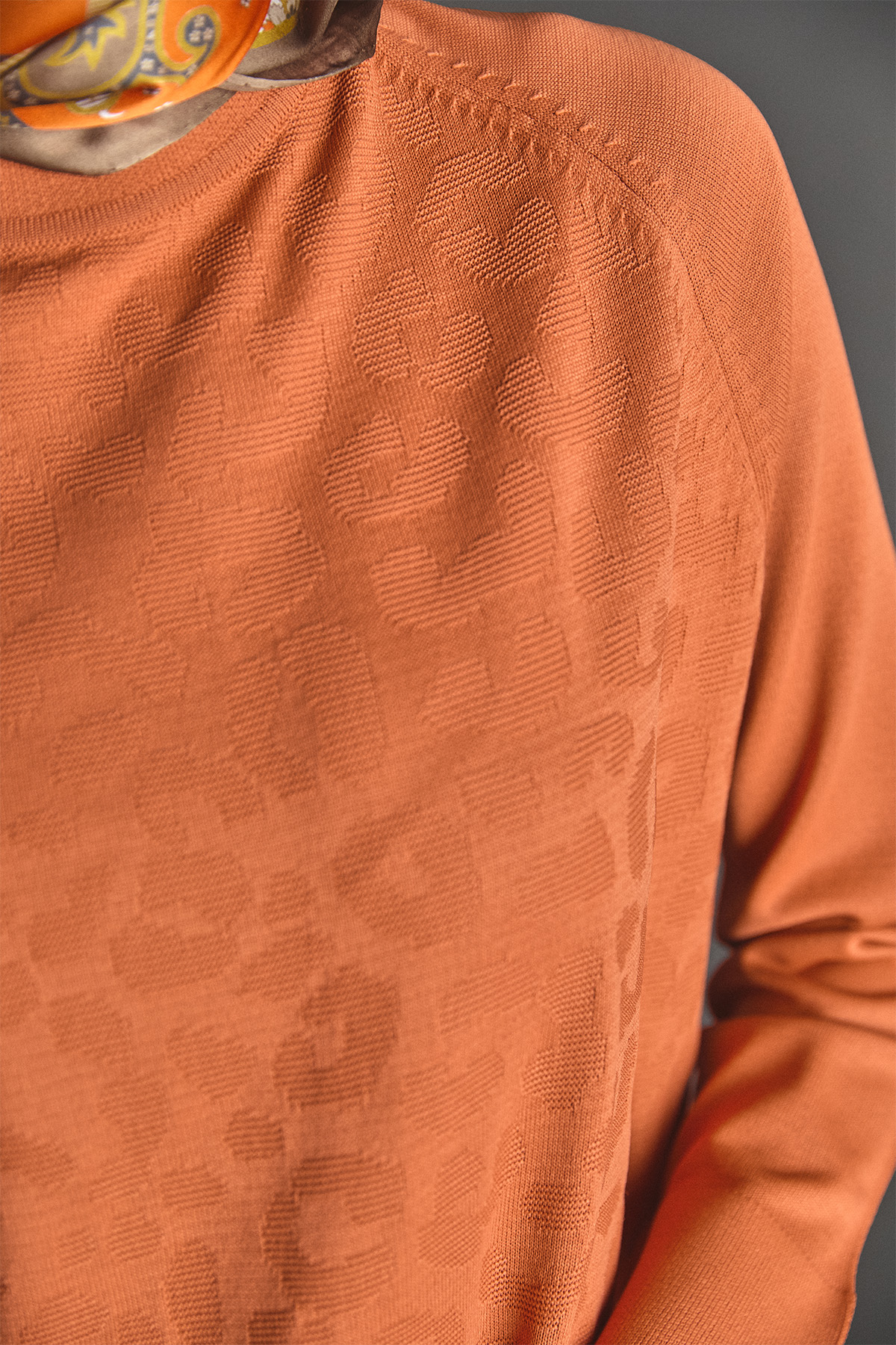 Leopar Desenli Reglan Triko Tunik