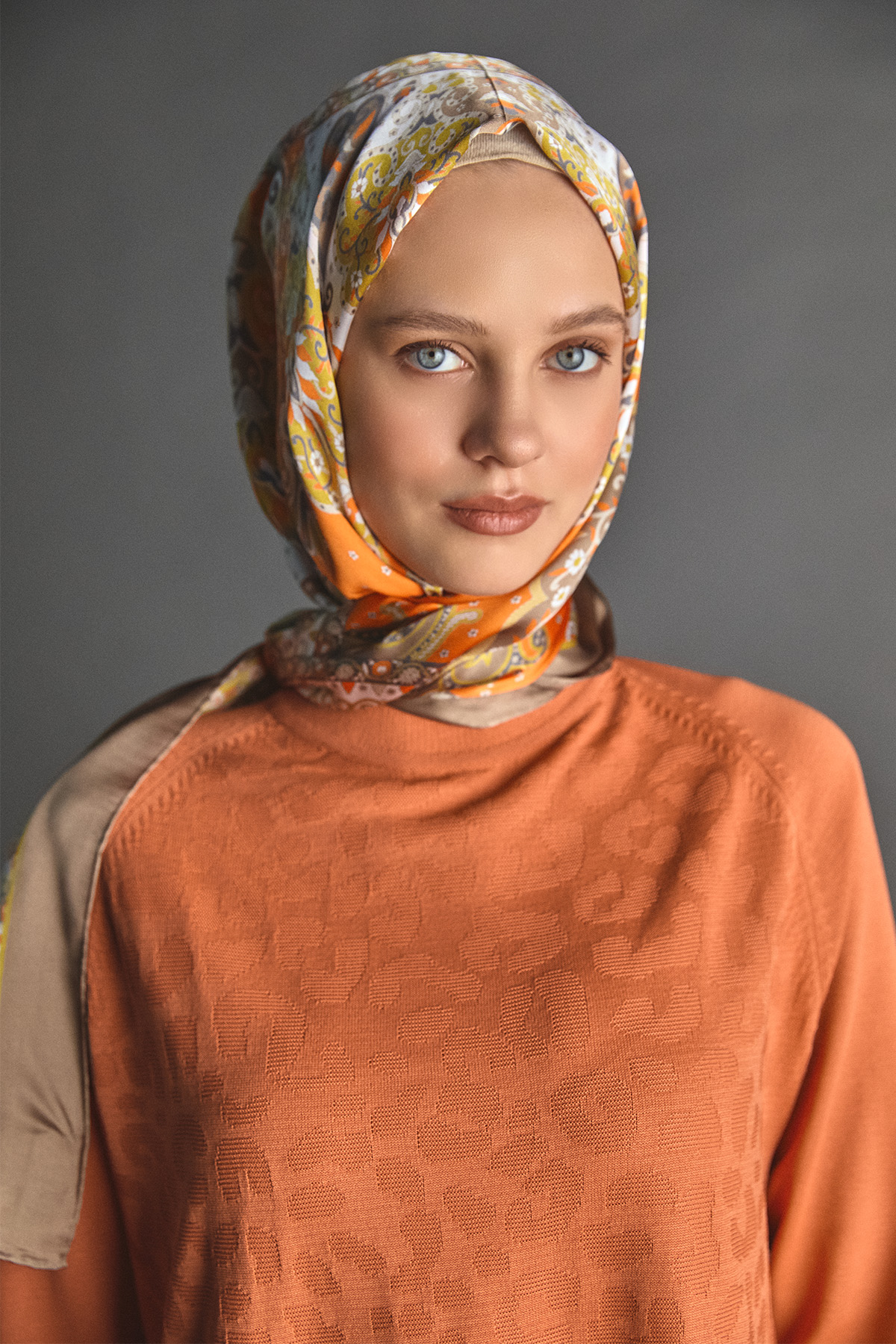 Leopar Desenli Reglan Triko Tunik