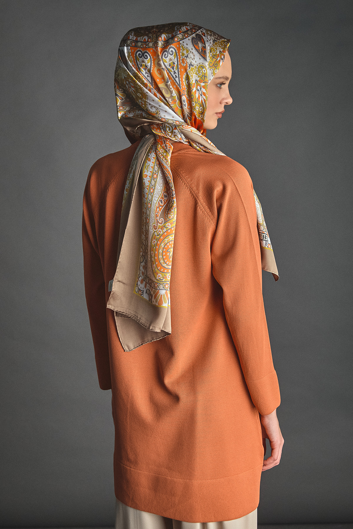 Leopar Desenli Reglan Triko Tunik