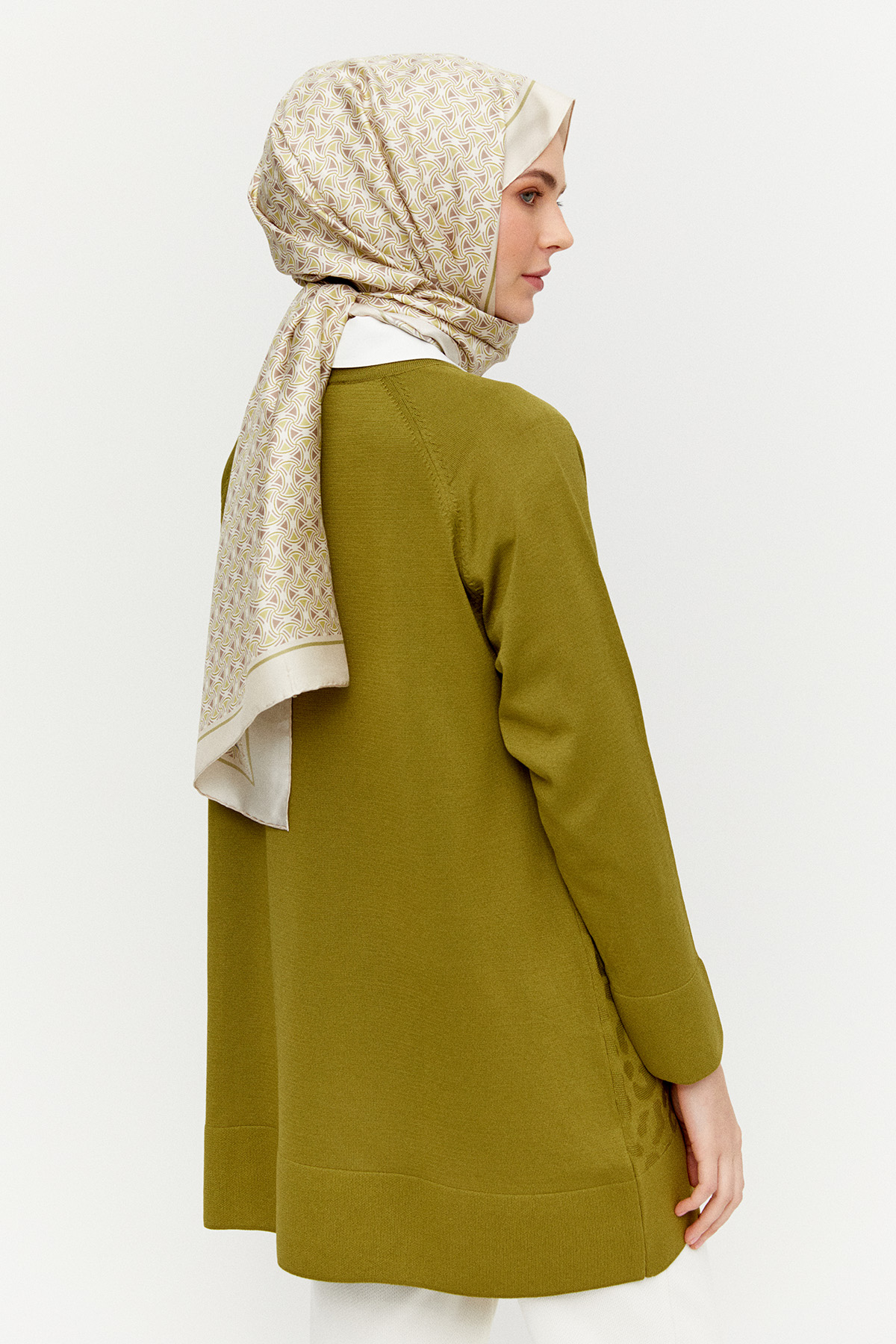 Leopar Desenli Reglan Triko Tunik