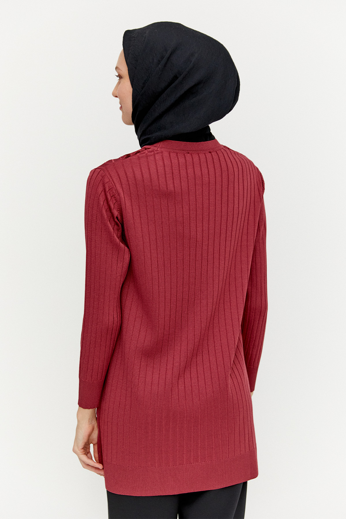 Leopar Desenli Sim Detaylı Tunik