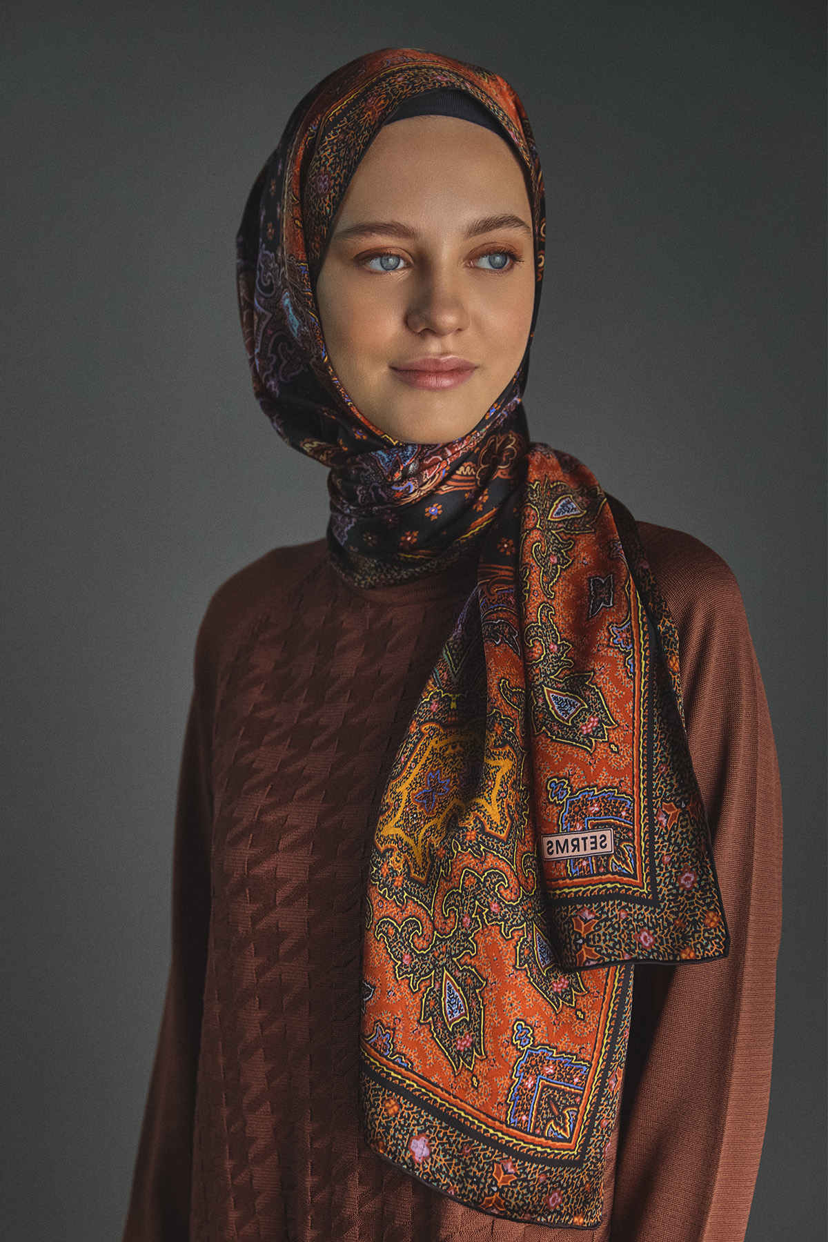 Kazayağı Desenli Triko Tunik