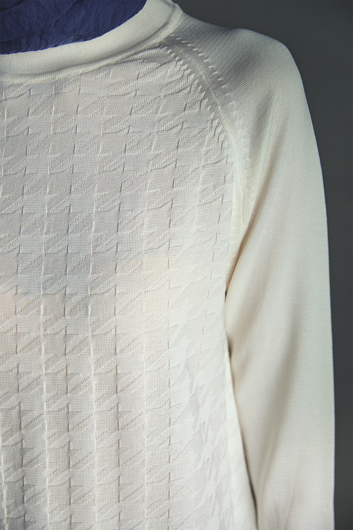 Kazayağı Desenli Triko Tunik