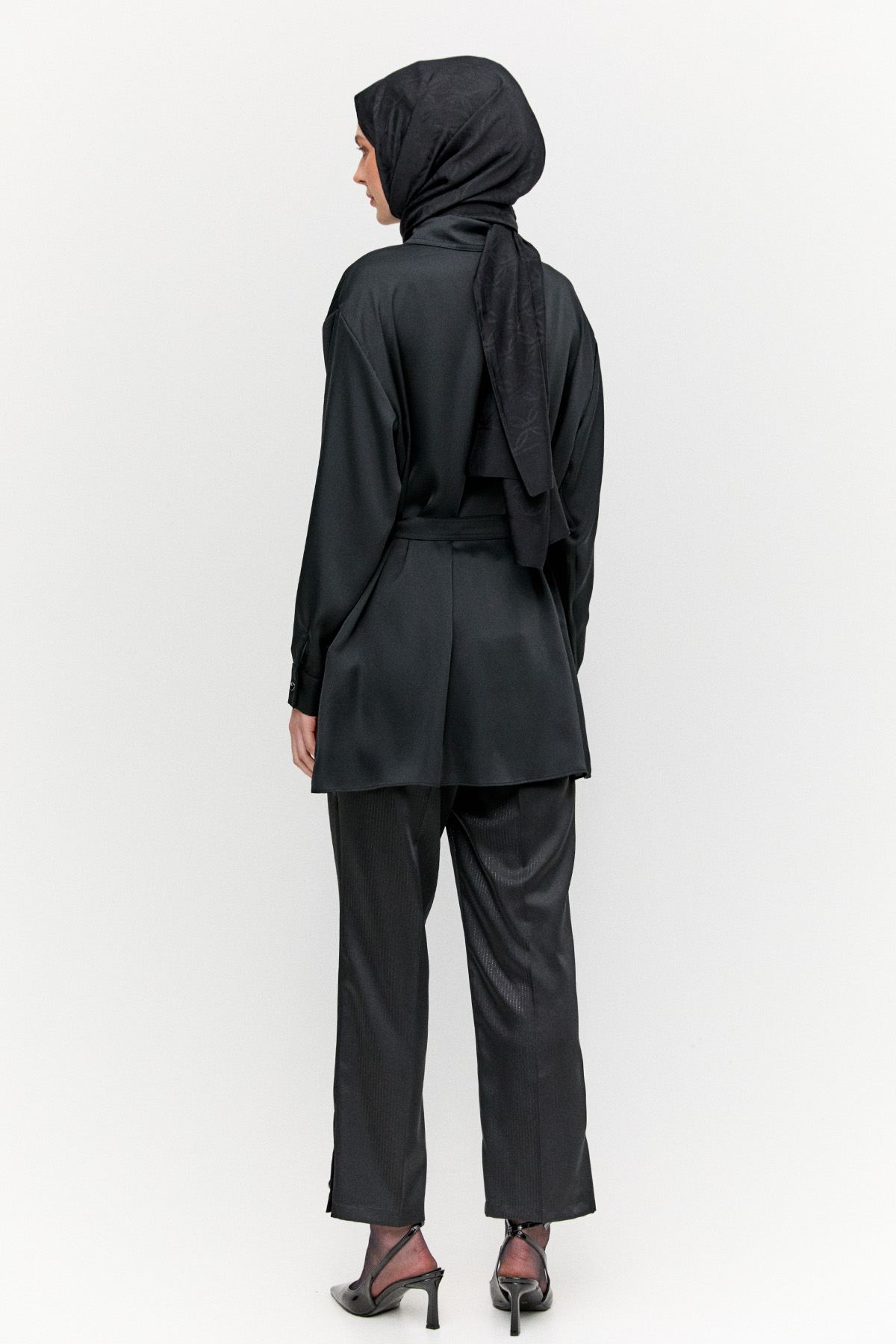 Taş Detaylı Kuşaklı Tunik, Tesettür Giyim