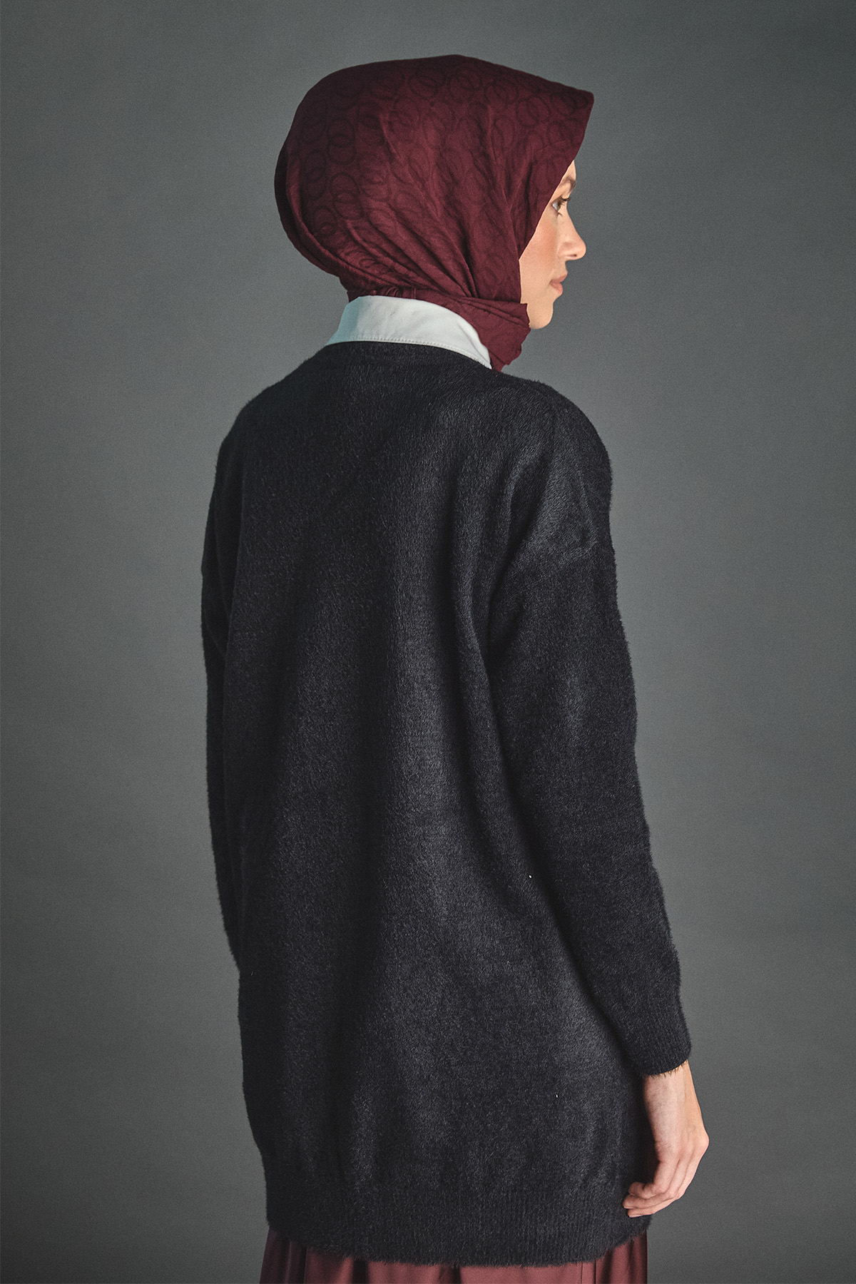 Pul payet Boncuk Çiçekli Triko Tunik