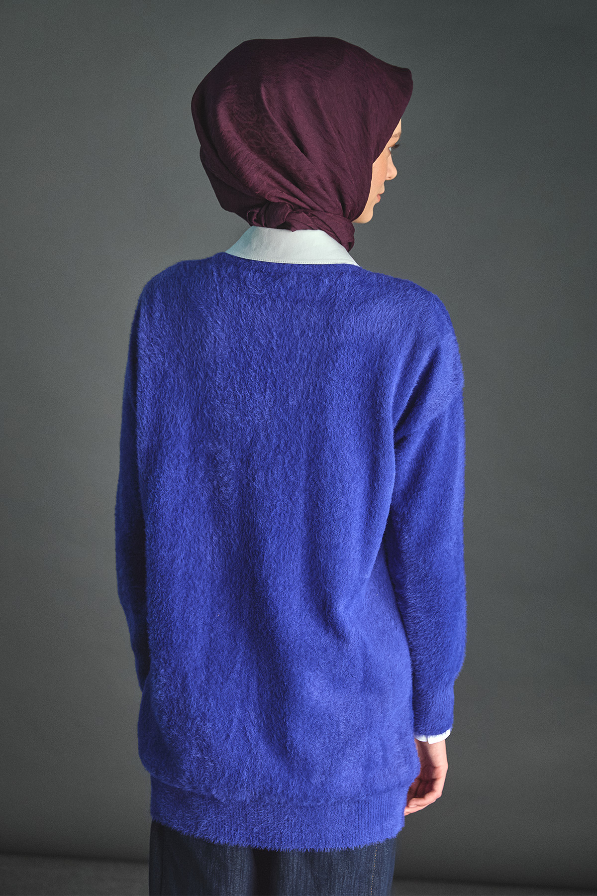 Pul payet Boncuk Çiçekli Triko Tunik