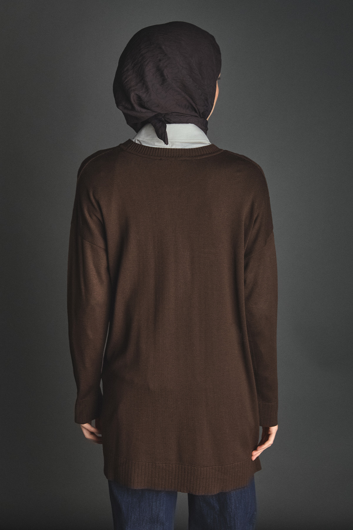 Zebra Desenli Triko Tunik