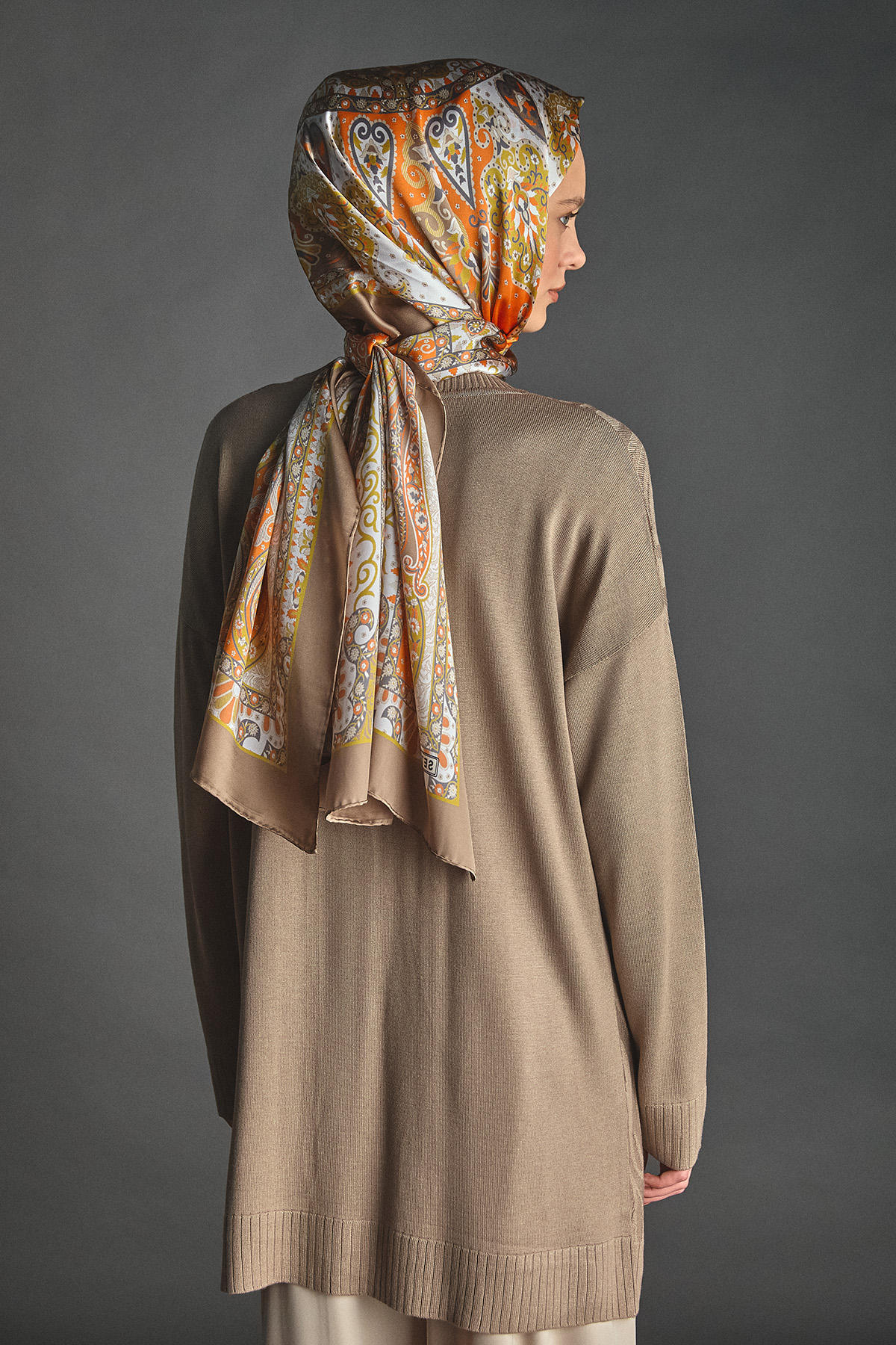 Zebra Desenli Triko Tunik