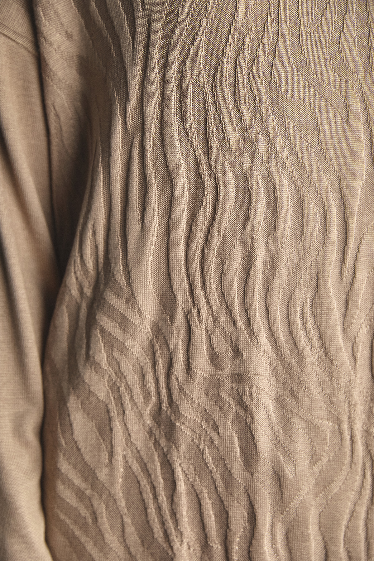 Zebra Desenli Triko Tunik