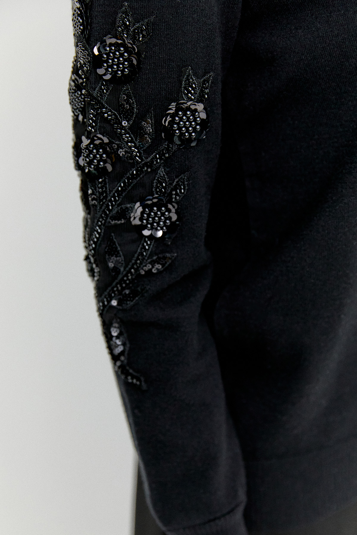 Çiçek Motifli Triko Tunik, Tesettür Giyim