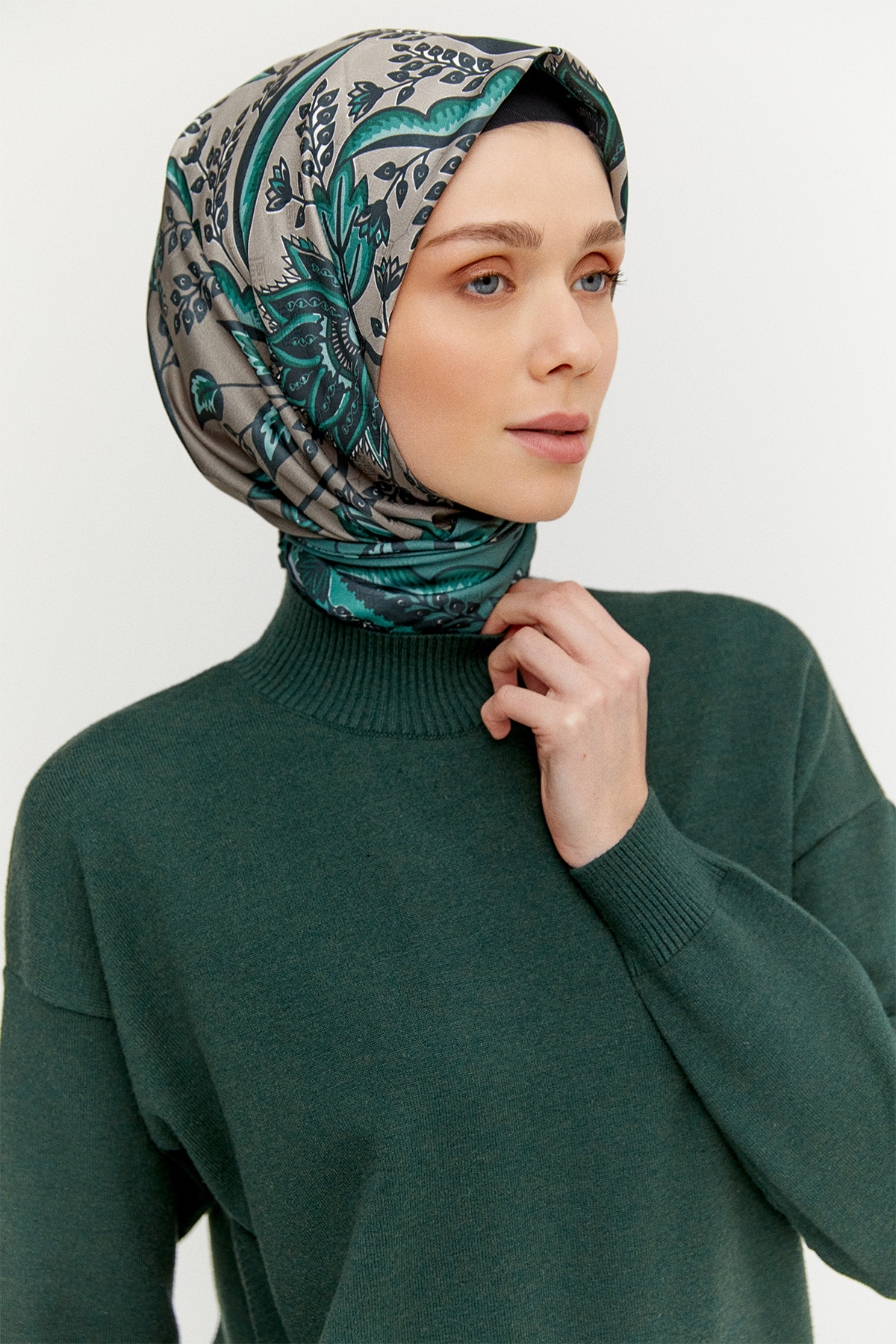 Asimetrik Kesim Basic Triko Tunik