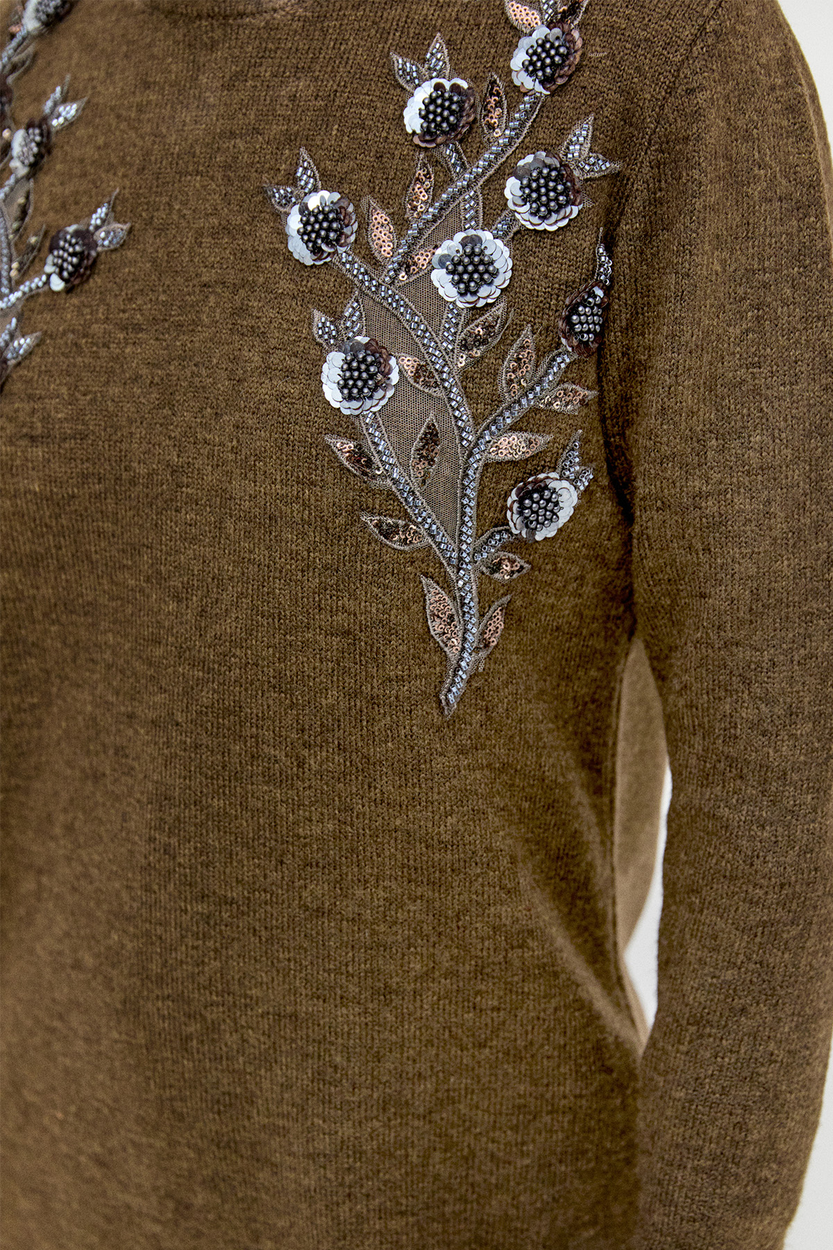 Çiçek Motif Triko Tunik, Tesettür Giyim