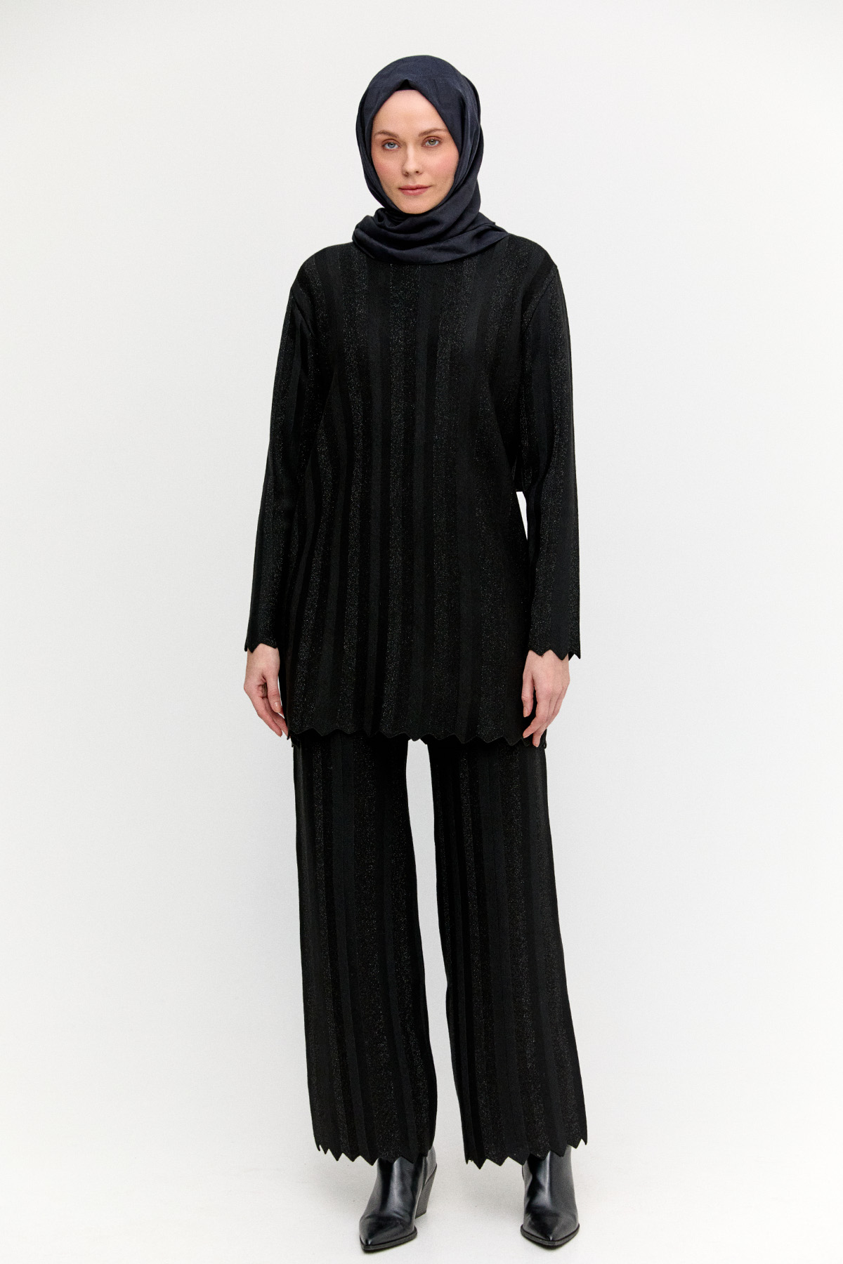 Simli Triko Tunik, Tesettür Giyim