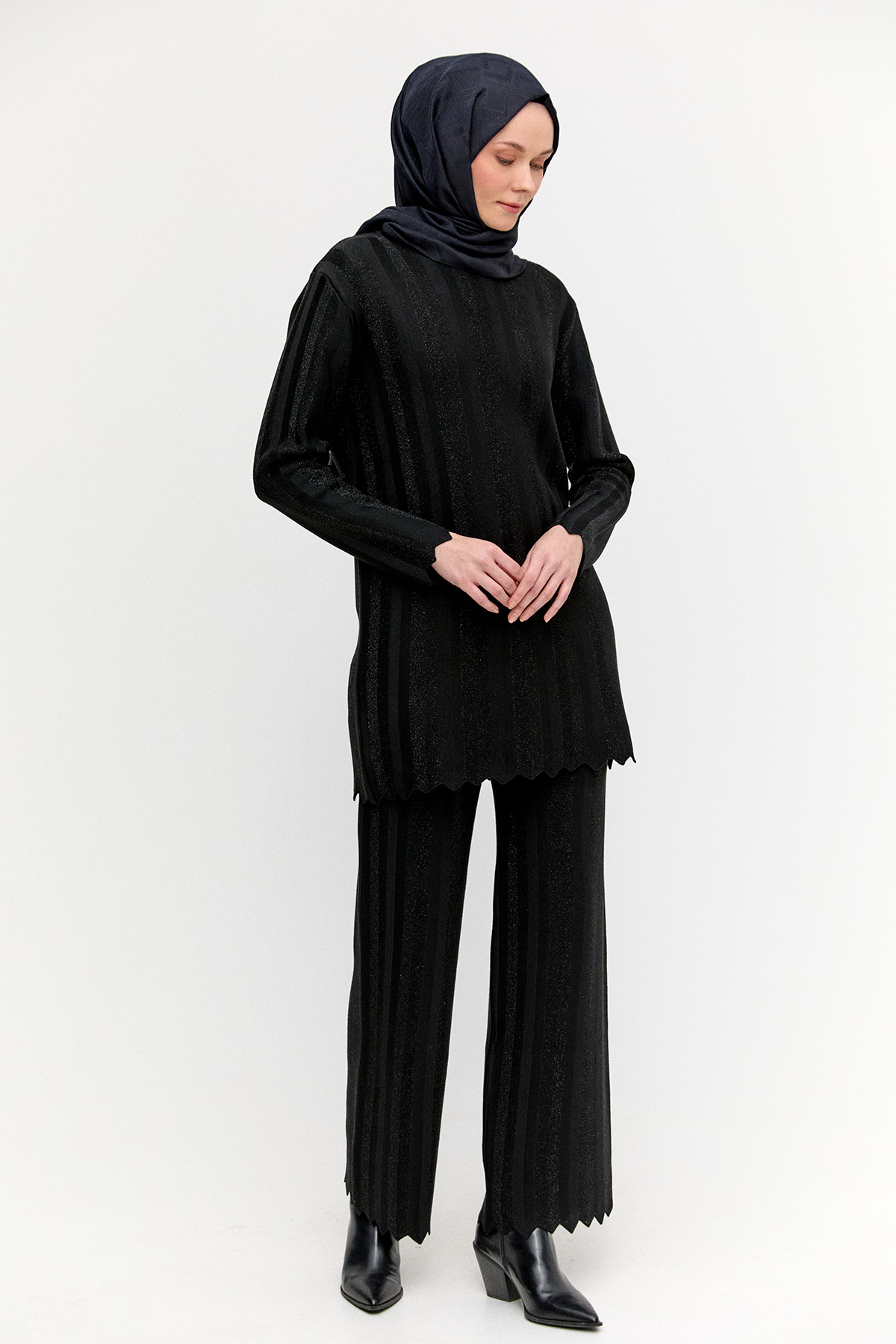 Simli Triko Tunik, Tesettür Giyim