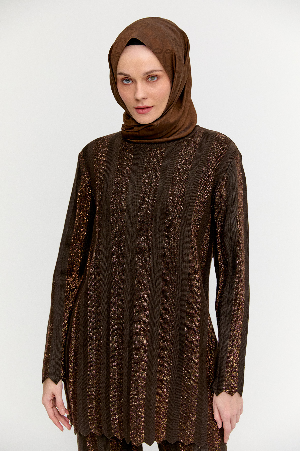 Simli Triko Tunik, Tesettür Giyim