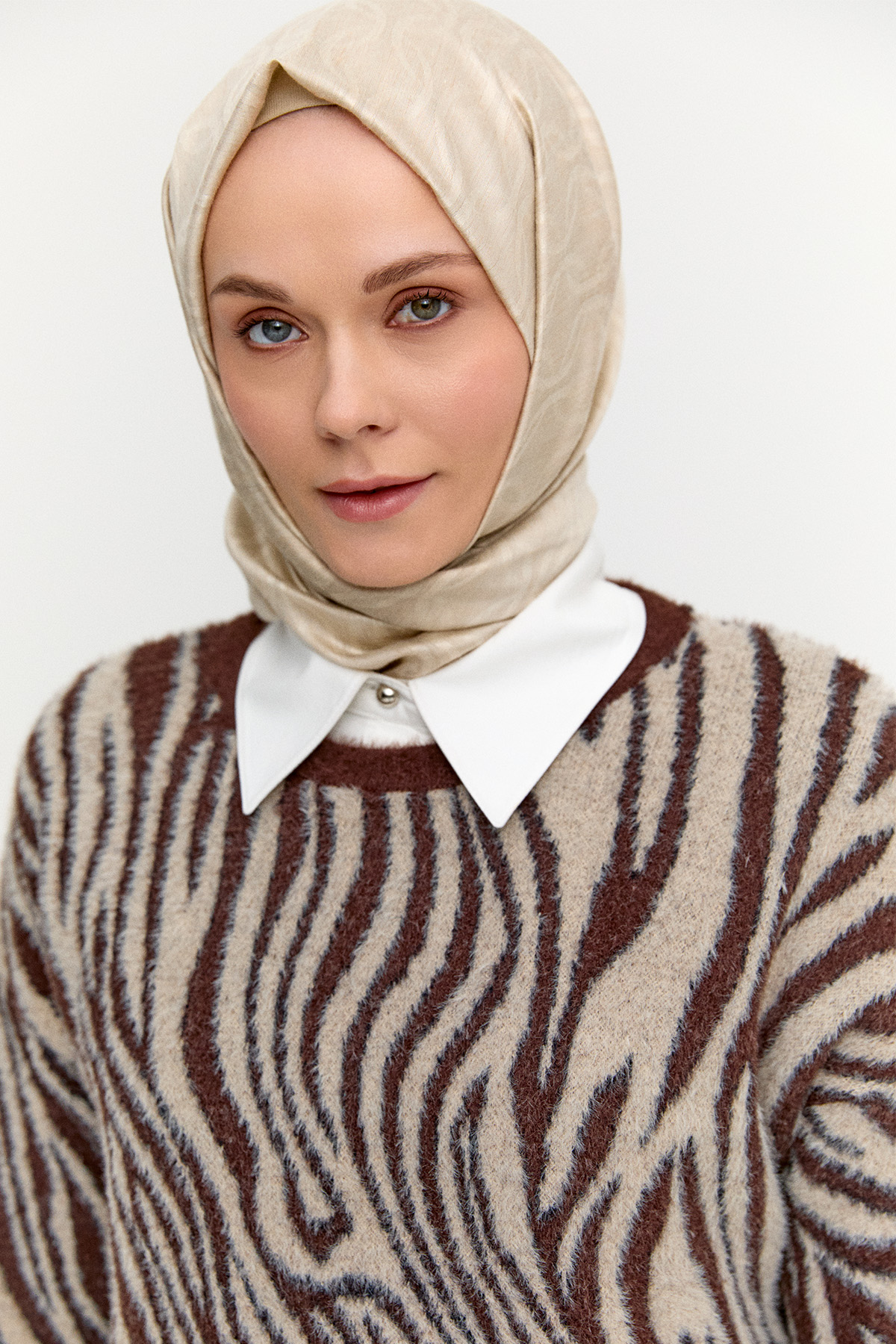 Desenli Triko Tunik, Tesettür Giyim