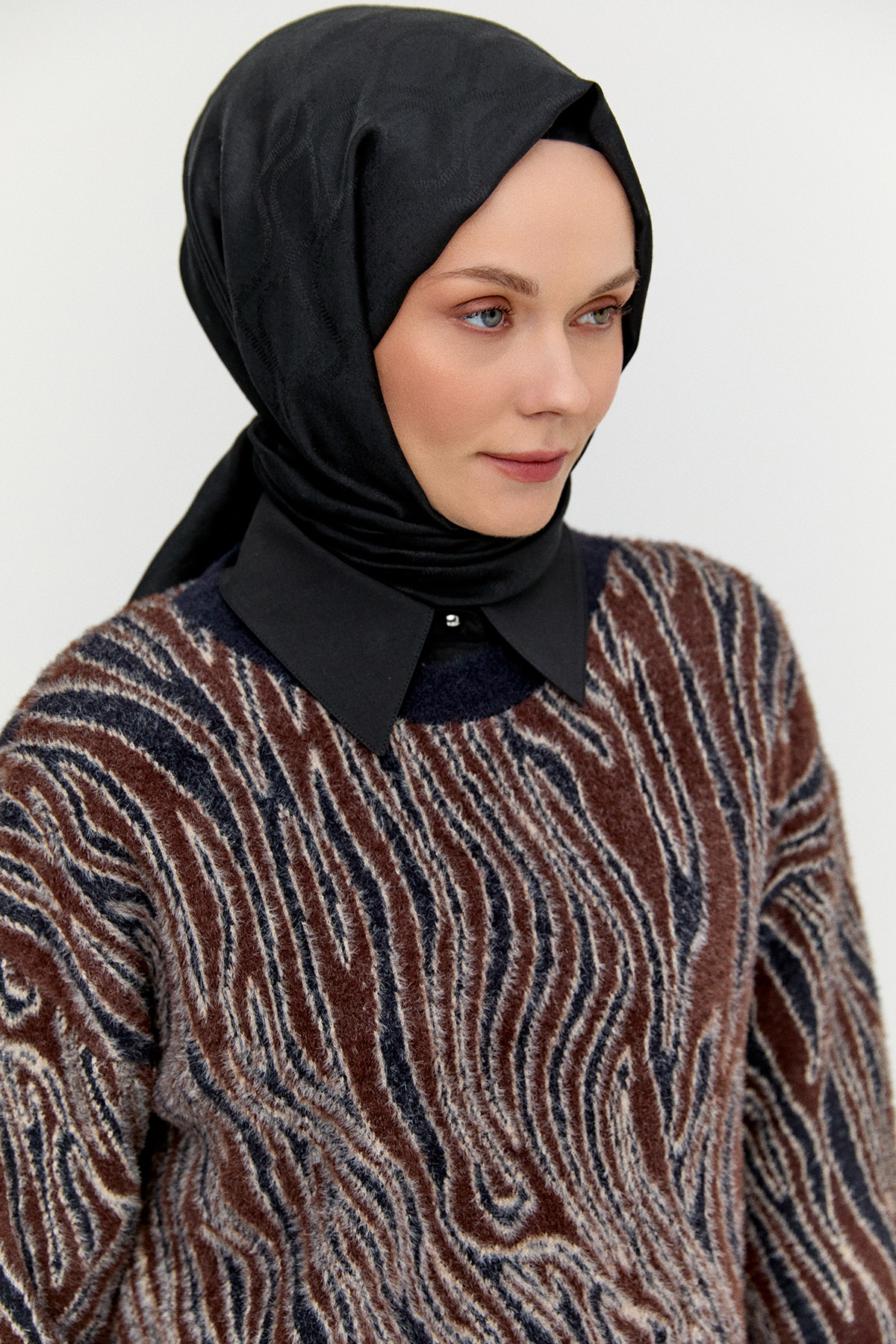 Desenli Triko Tunik, Tesettür Giyim