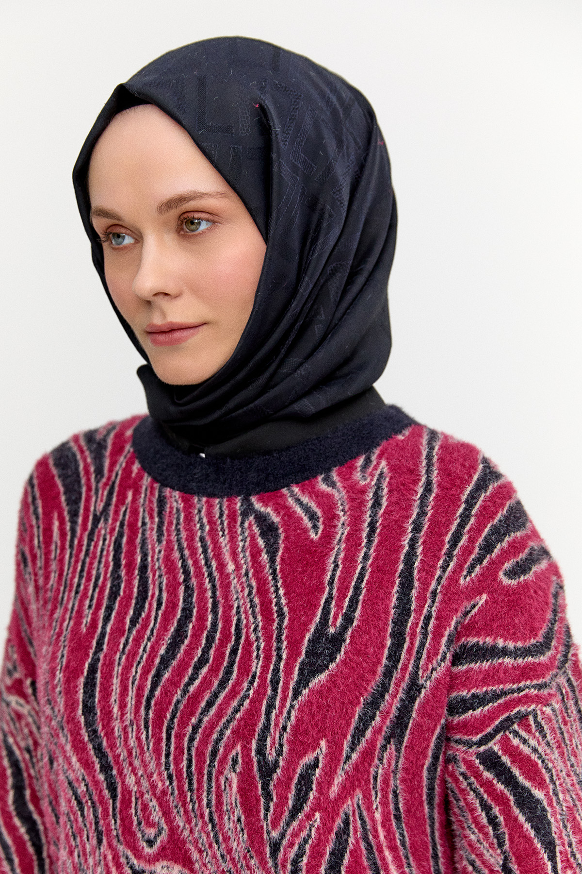 Desenli Triko Tunik, Tesettür Giyim