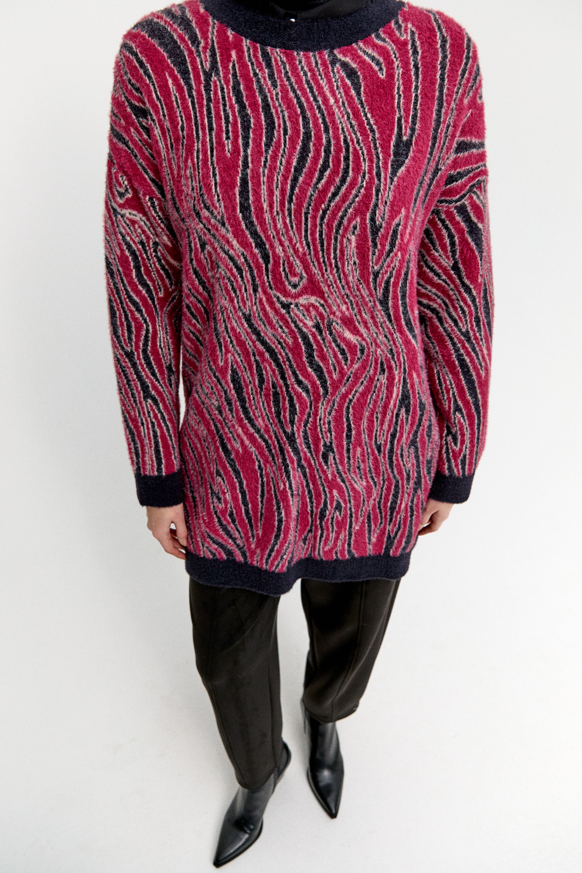 Desenli Triko Tunik, Tesettür Giyim