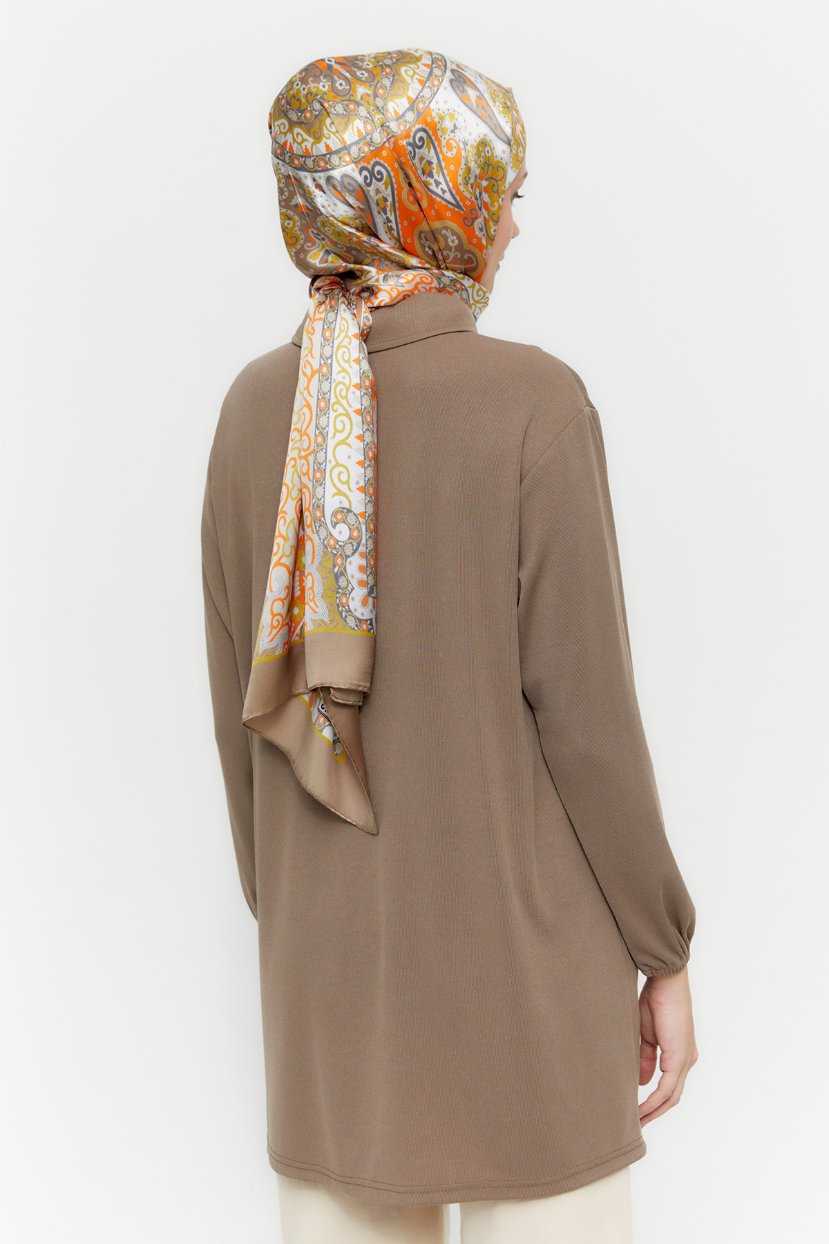 Fermuarlı Örme Tunik