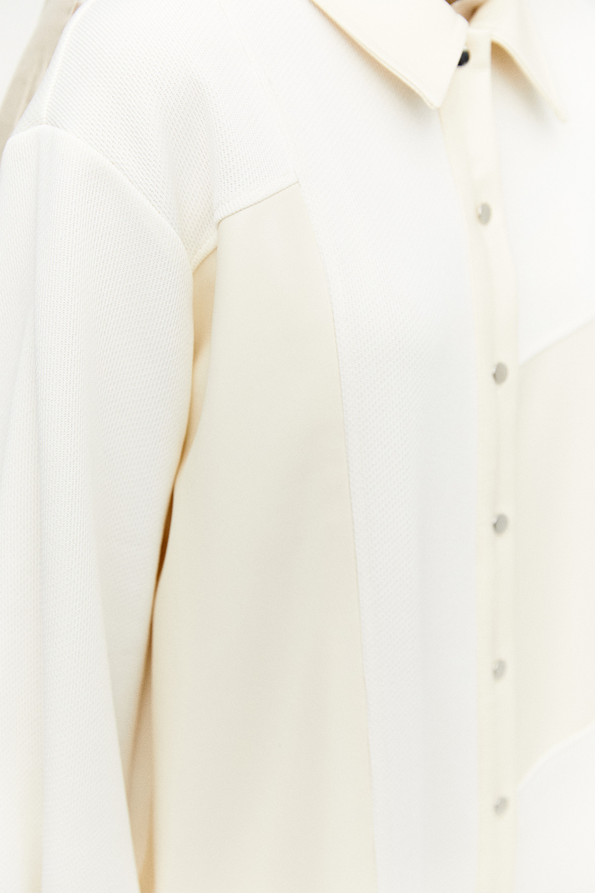 Suni Deri Kombinli Tunik