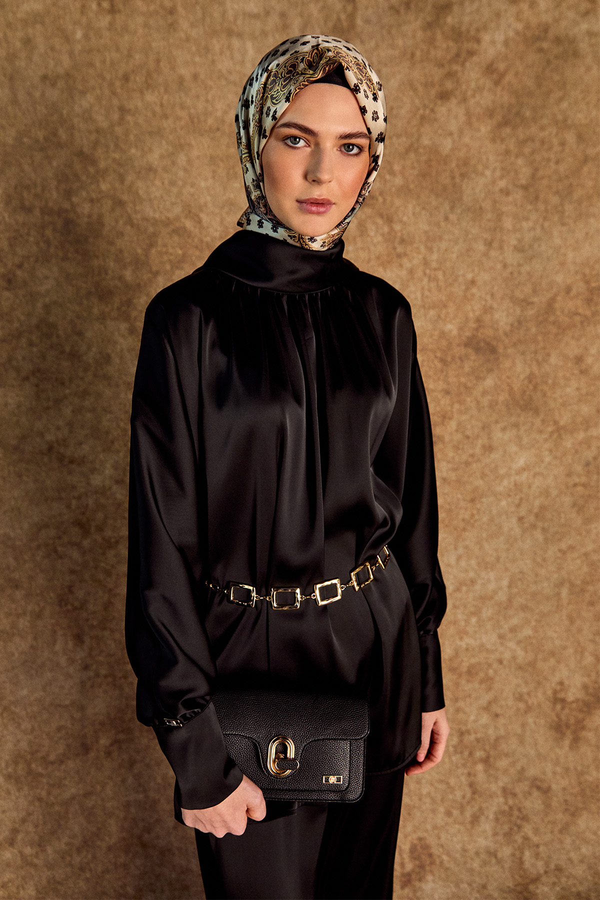 Saten Oversize İkili Takım