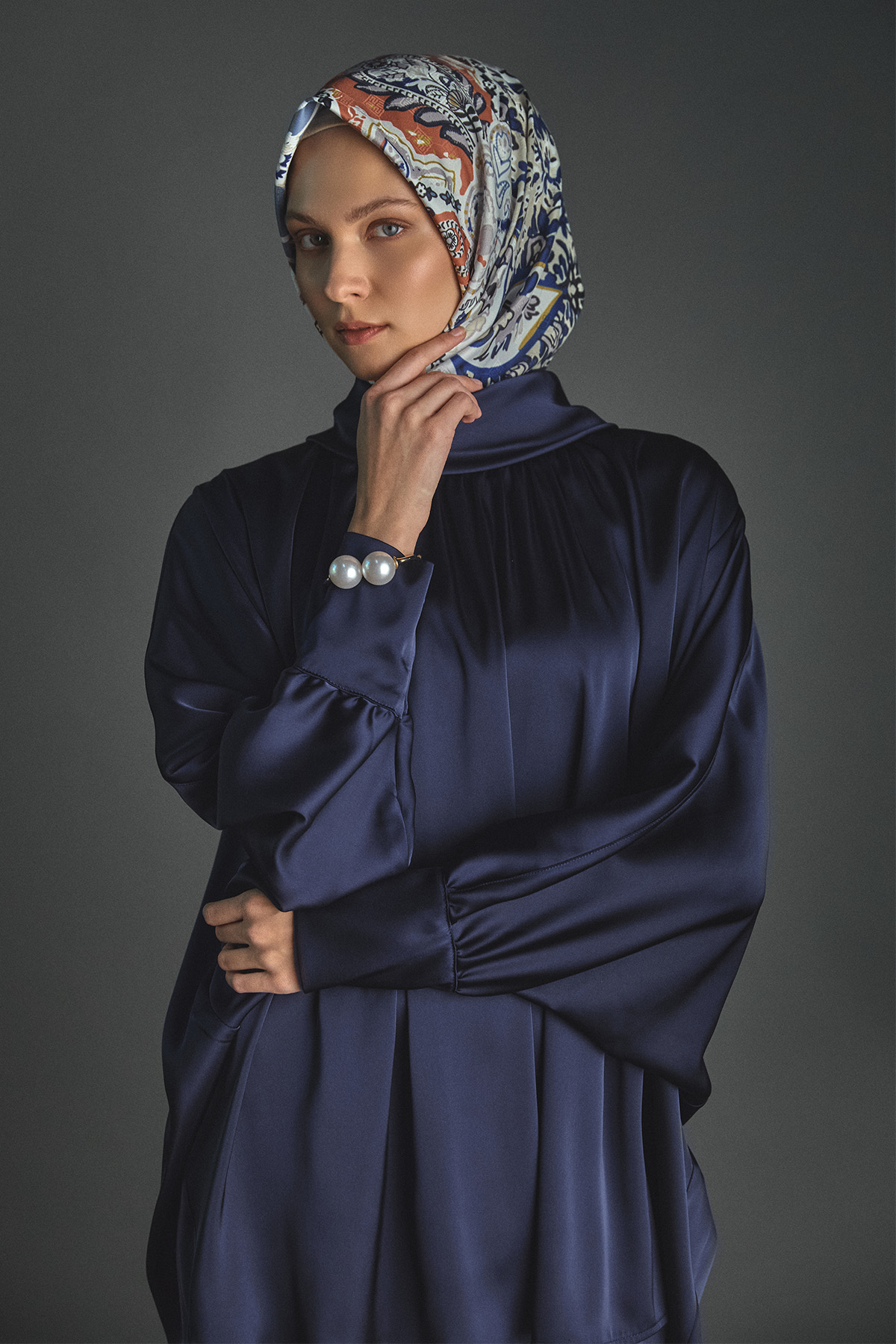 Saten Oversize İkili Takım