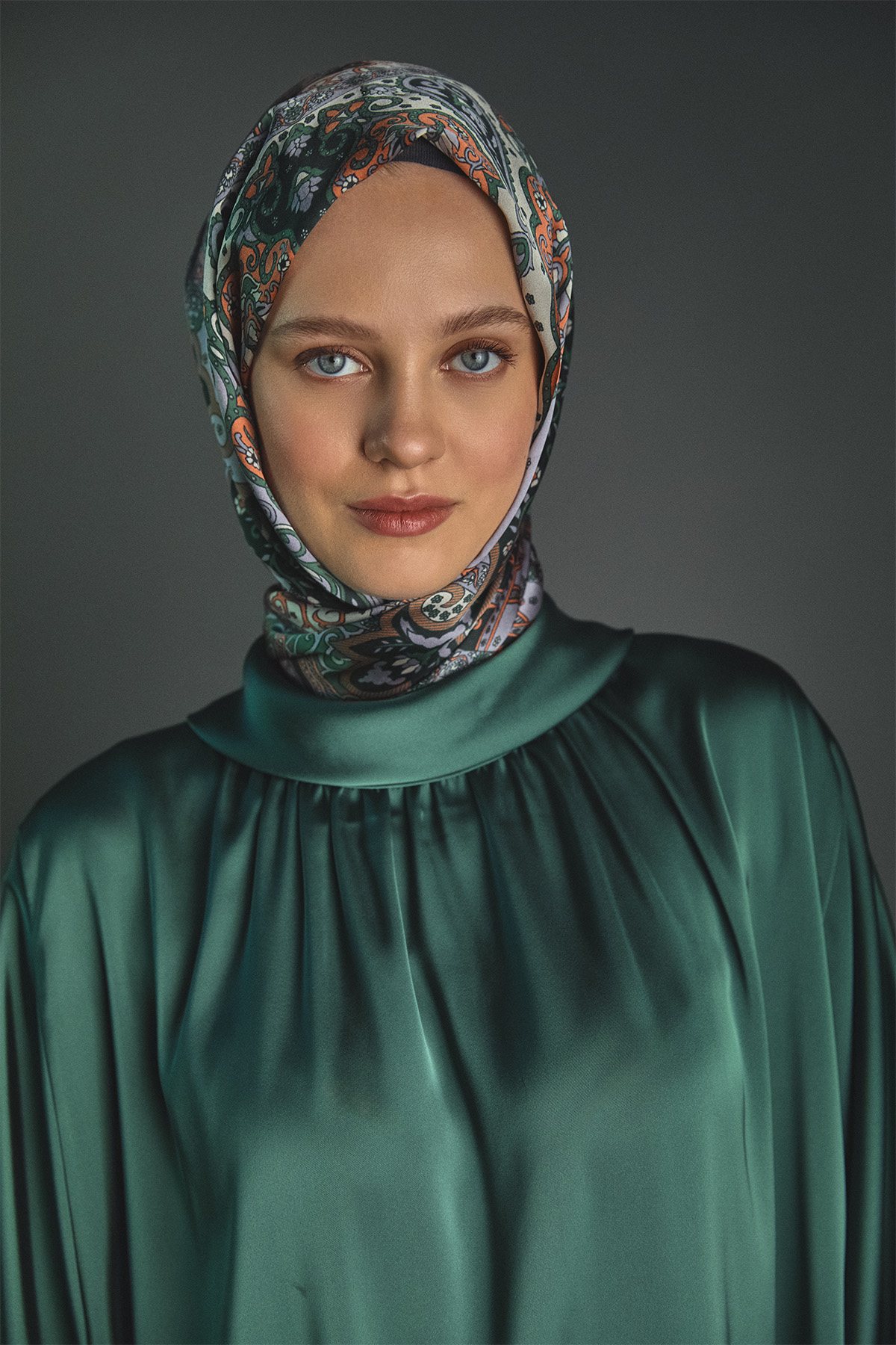 Saten Oversize İkili Takım