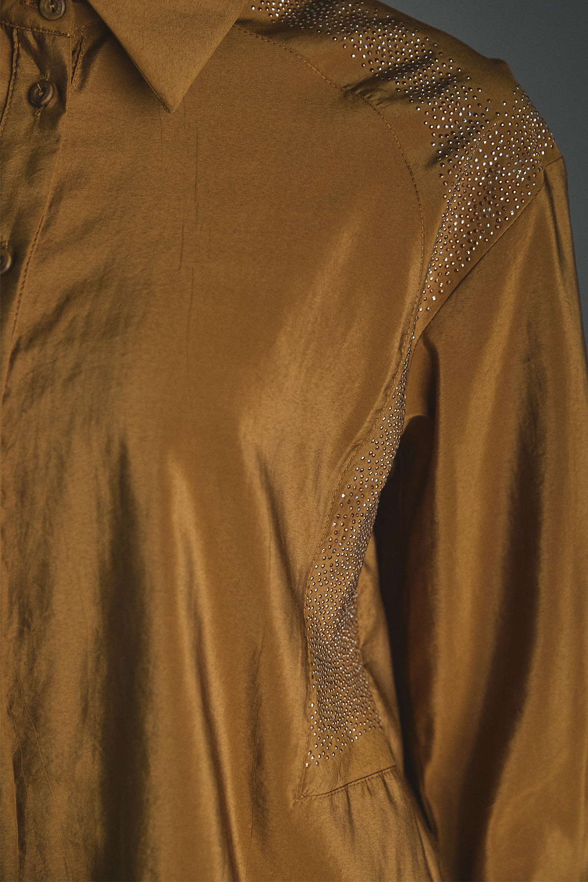 Jakarlı Taş Detaylı Tunik