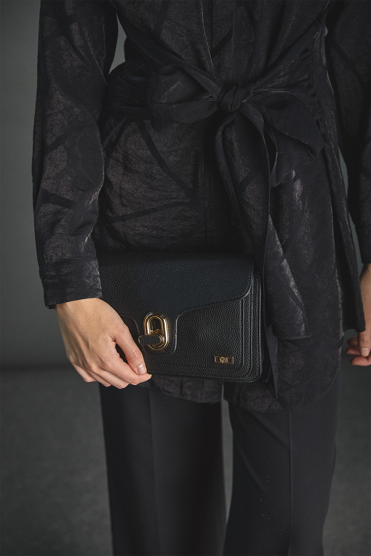 Jakar Desenli Kuşaklı Tunik