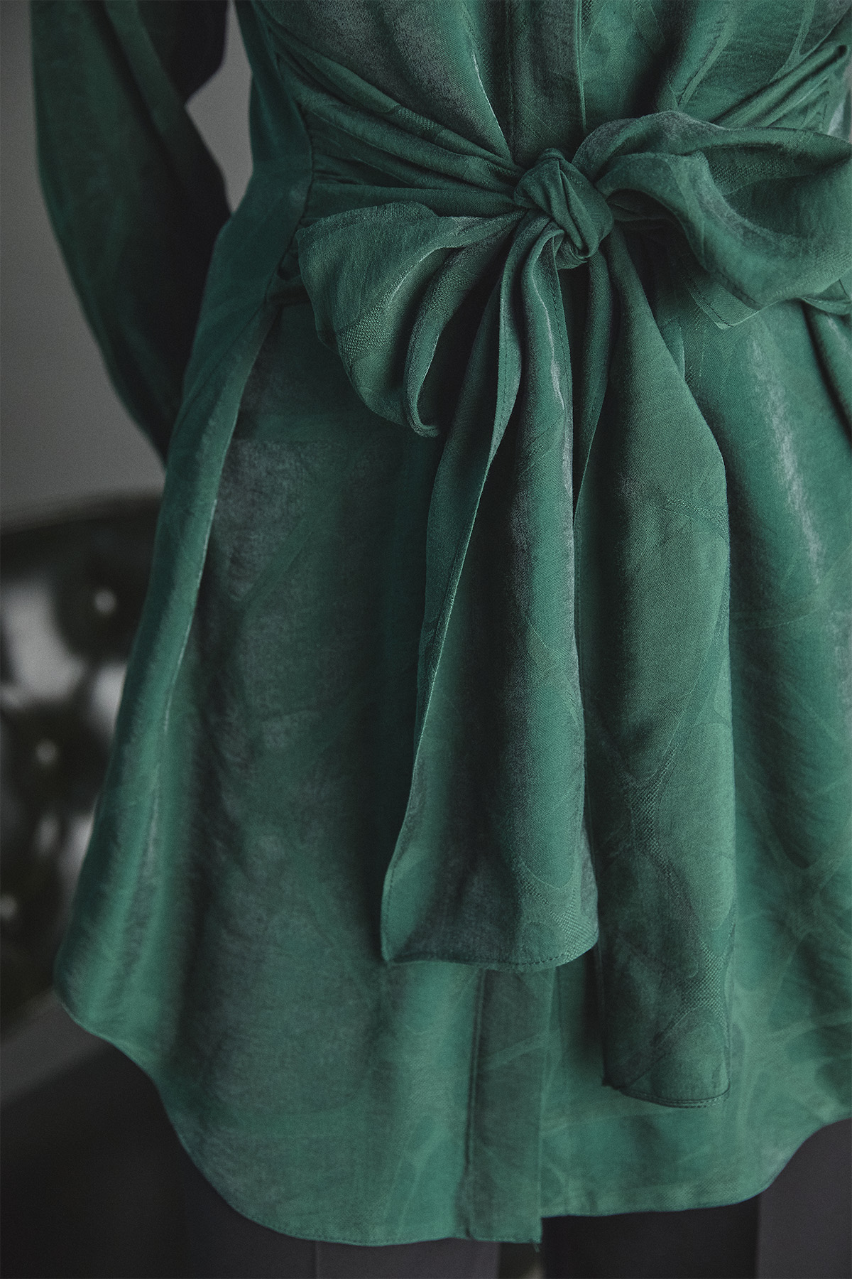 Jakar Desenli Kuşaklı Tunik