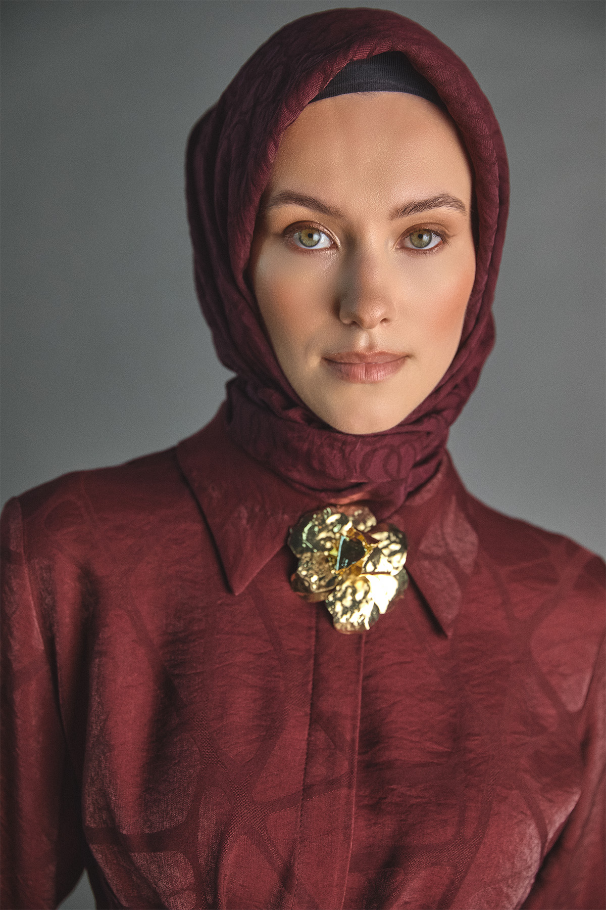 Jakar Desenli Kuşaklı Tunik