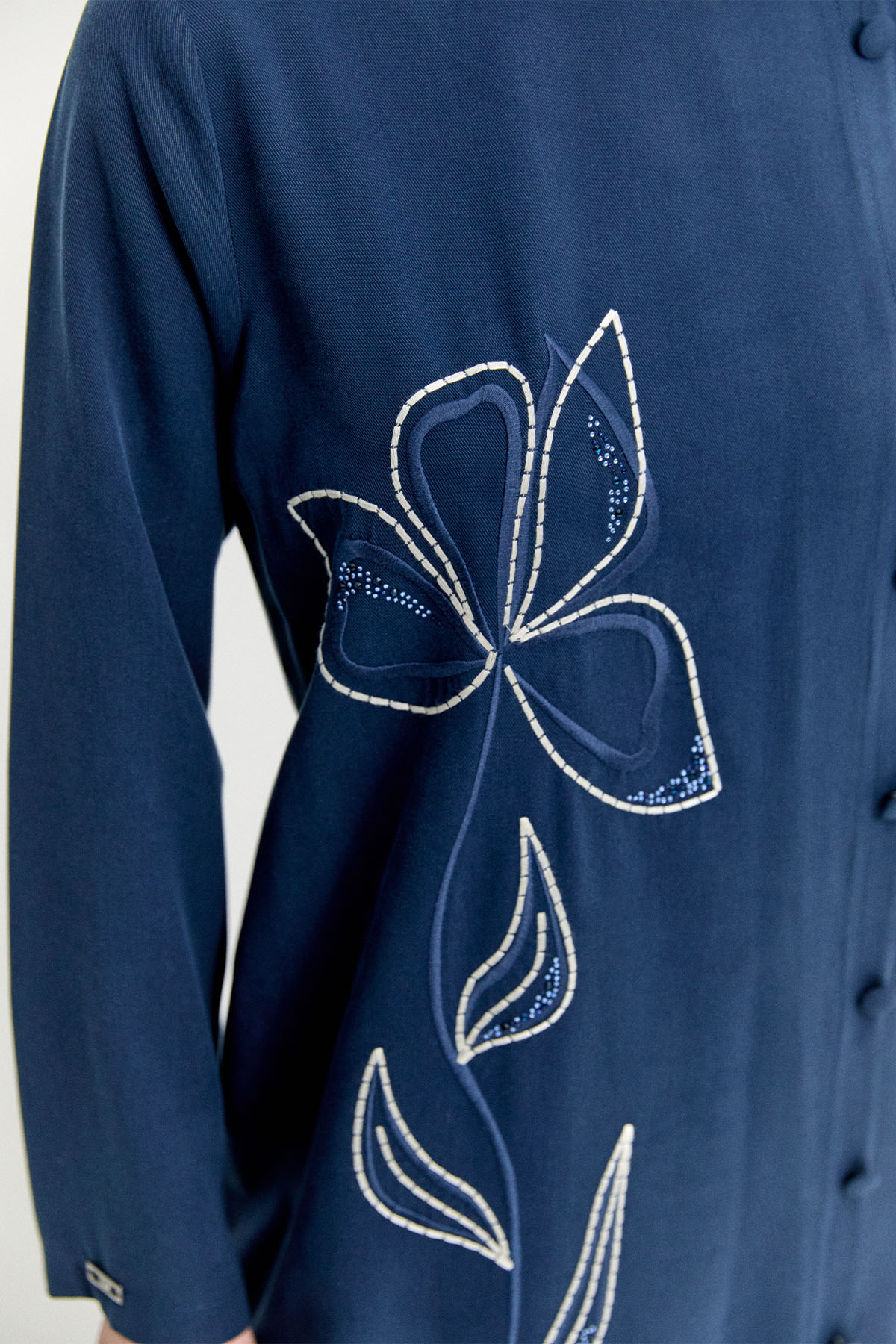 Nakış Detaylı Lyocell İkili Takım, Tesettür Giyim