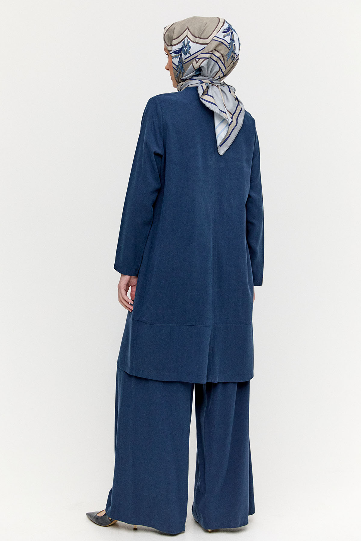 Nakış Detaylı Lyocell İkili Takım, Tesettür Giyim