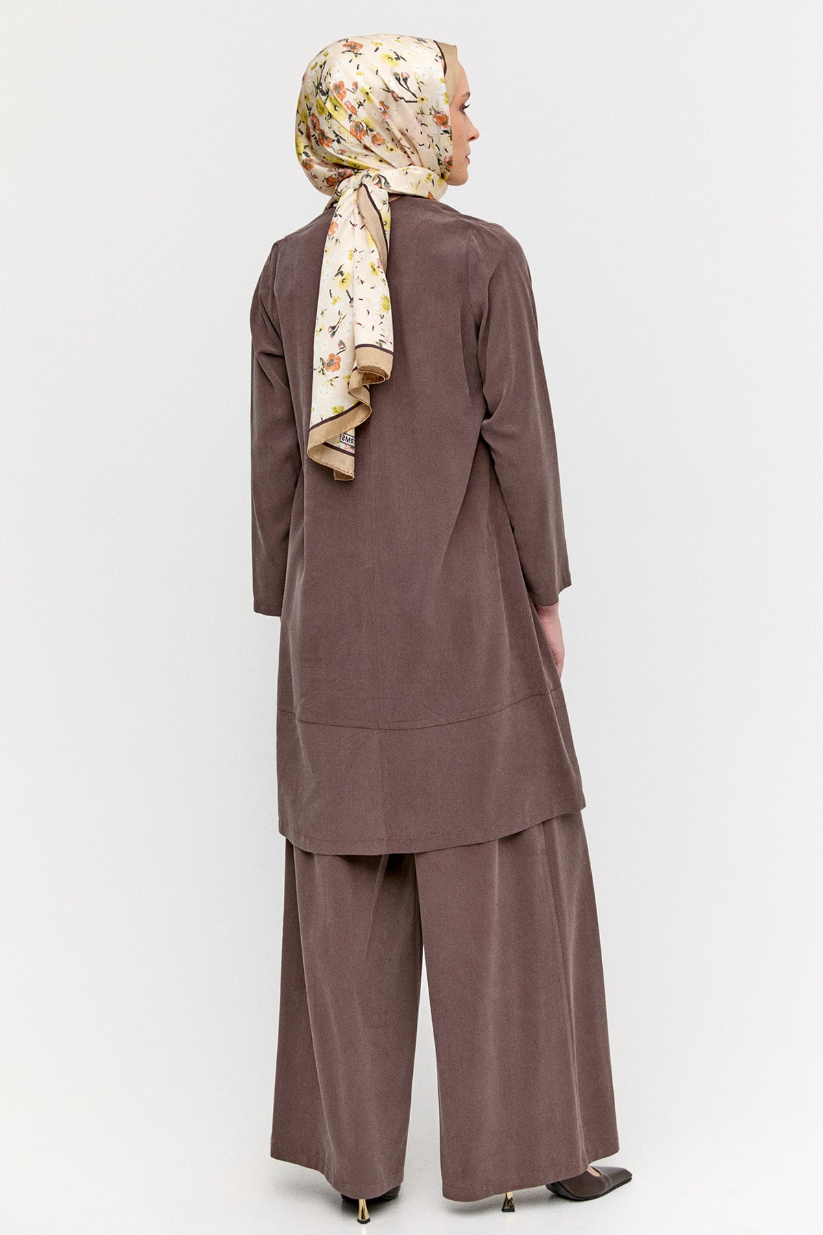 Nakış Detaylı Lyocell İkili Takım, Tesettür Giyim