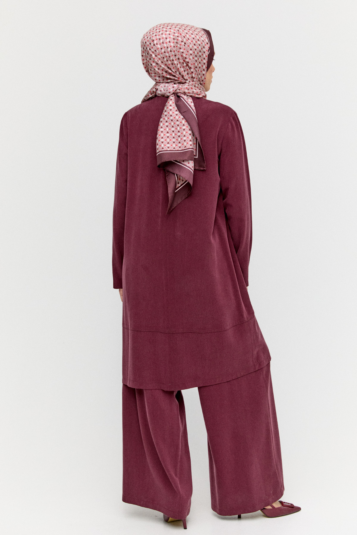 Nakış Detaylı Lyocell İkili Takım, Tesettür Giyim