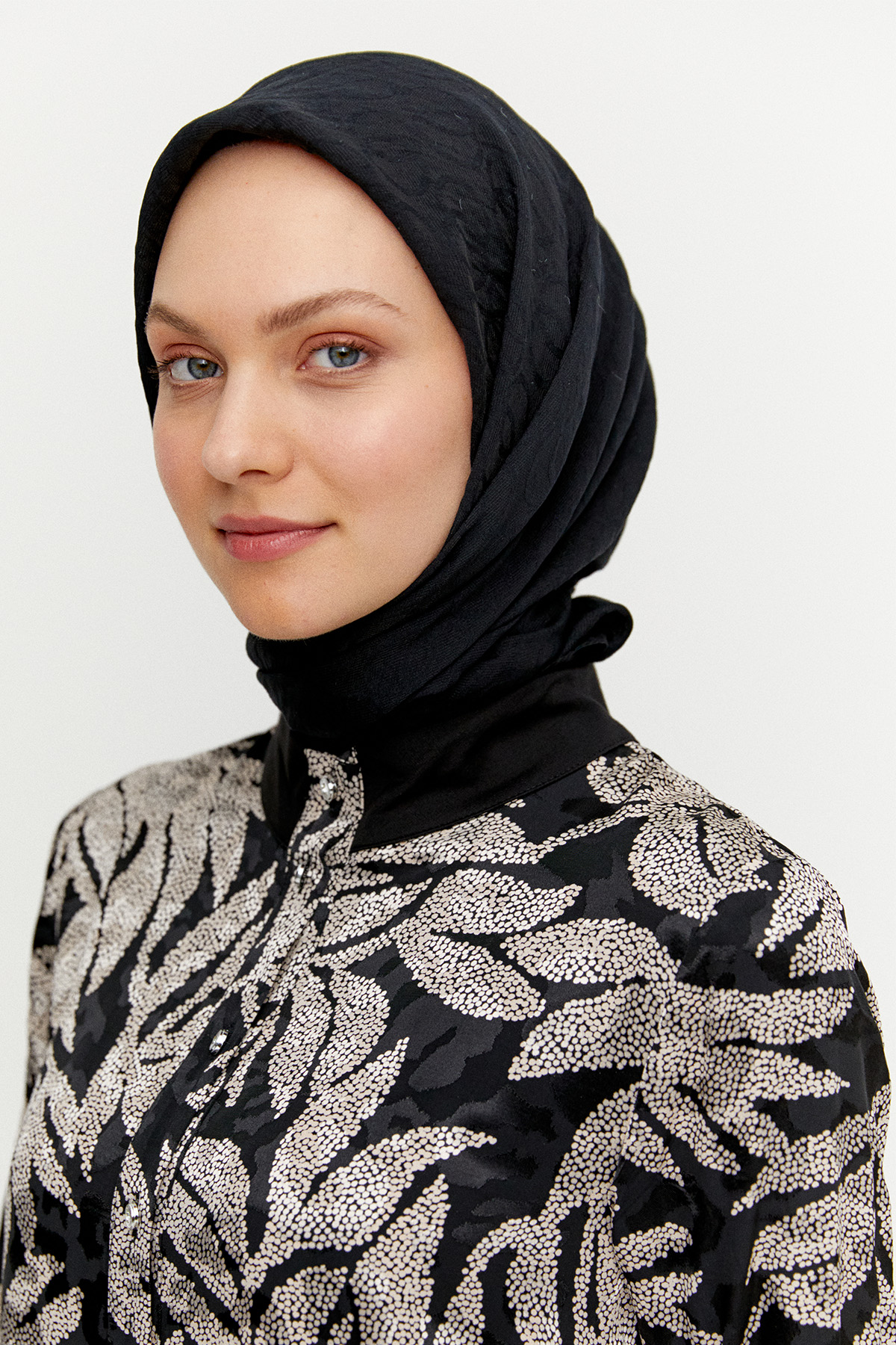 Önü Kısa Arkası Uzun Desenli Tunik