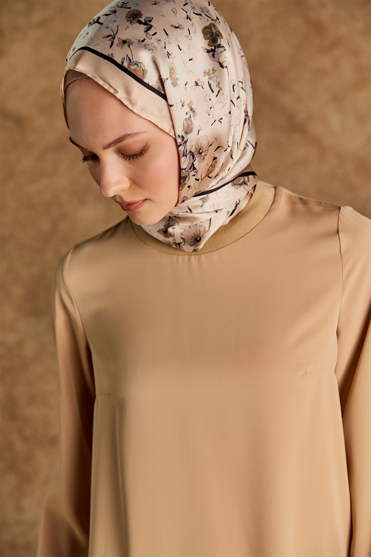 Ribanalı Krep Basic Tunik