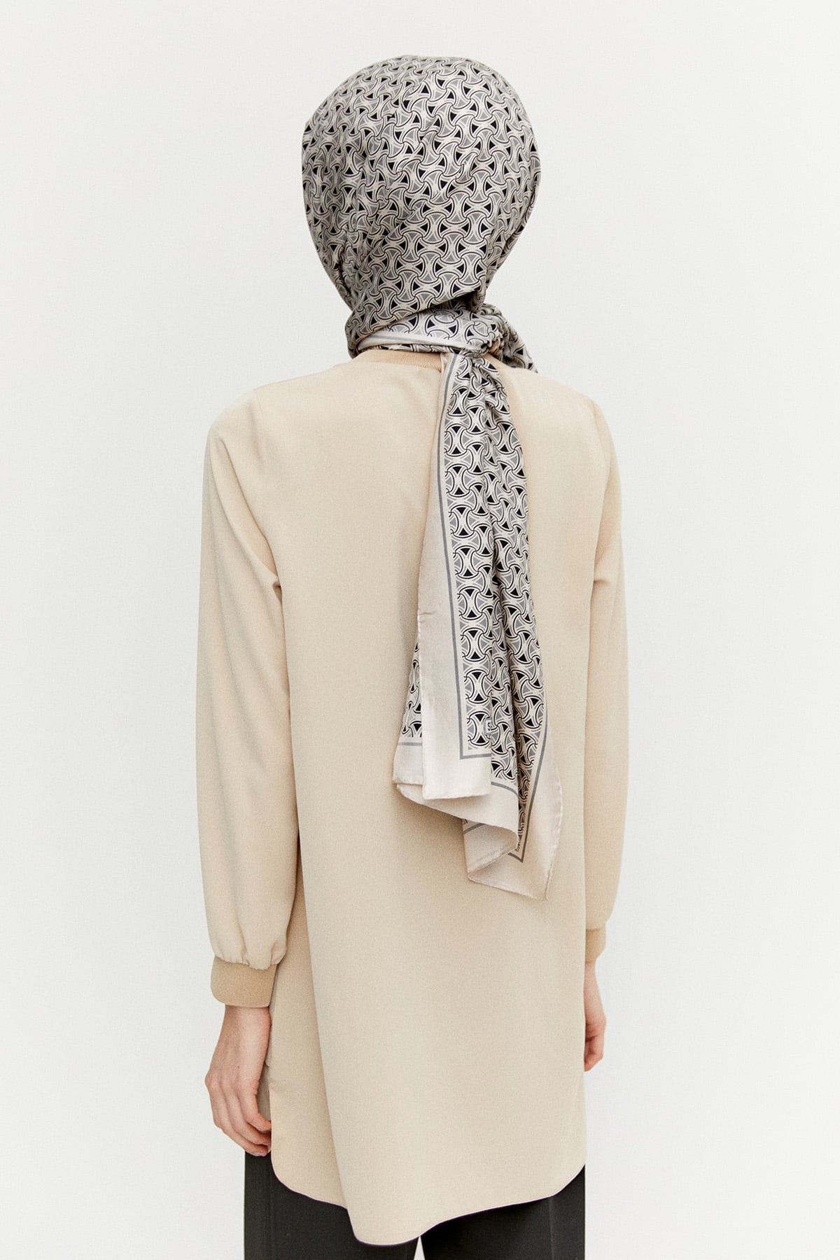 Ribanalı Krep Basic Tunik