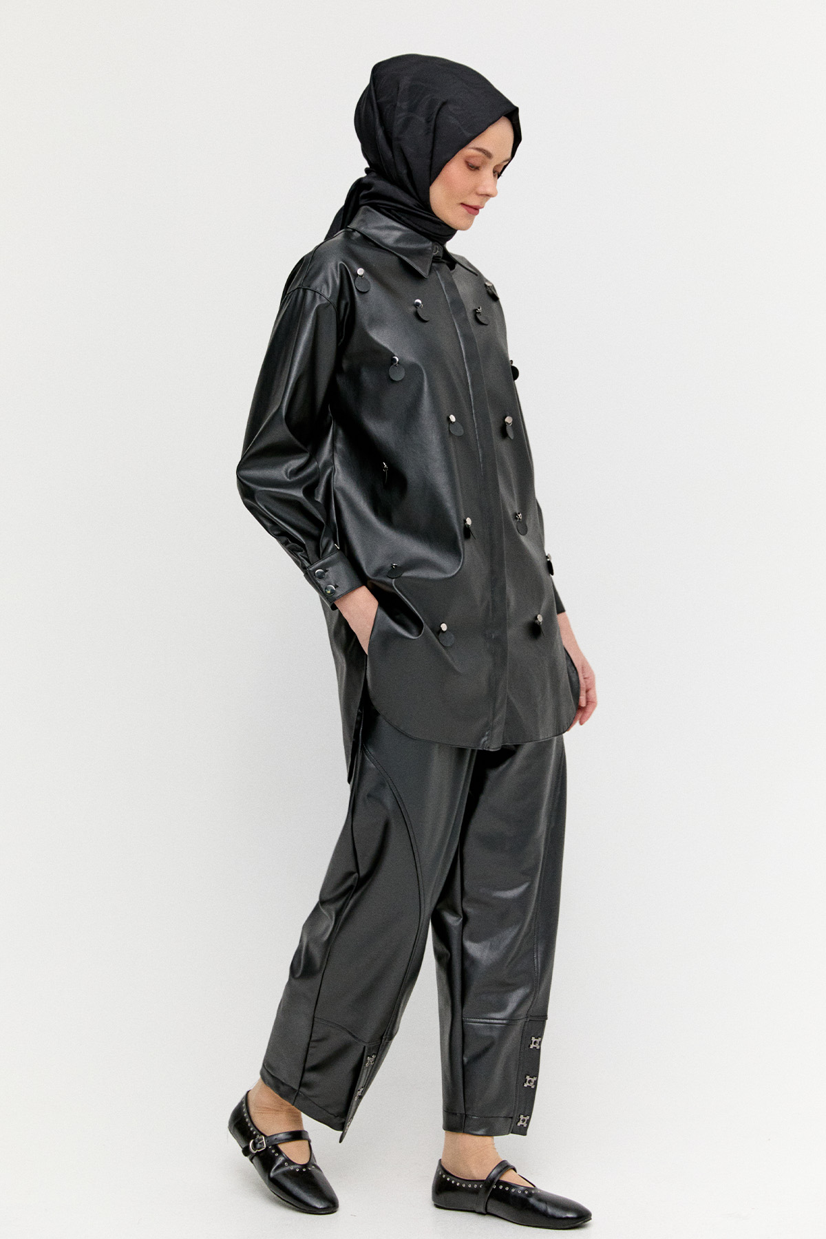 Suni Deri Tunik, Tesettür Giyim