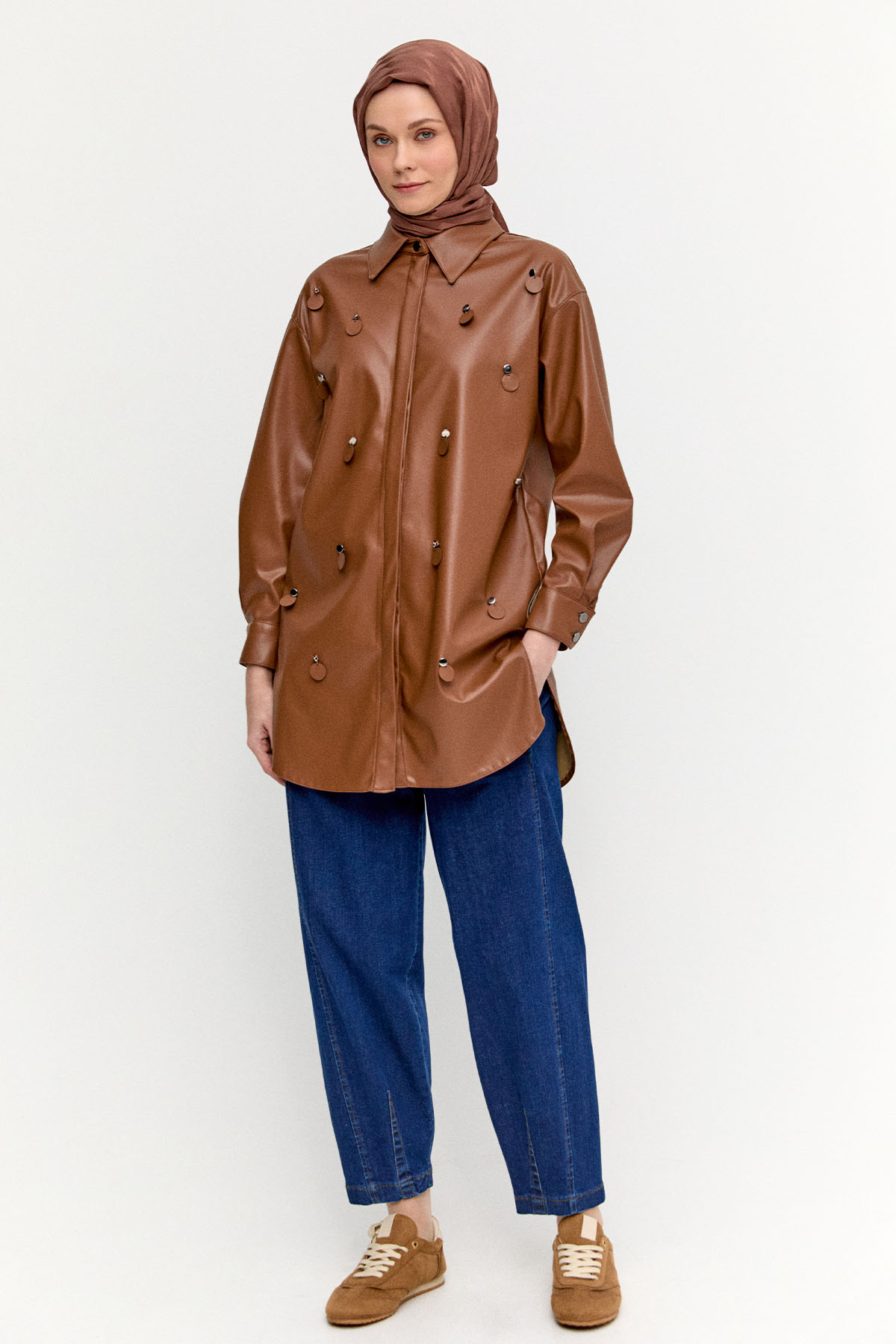 Suni Deri Tunik, Tesettür Giyim