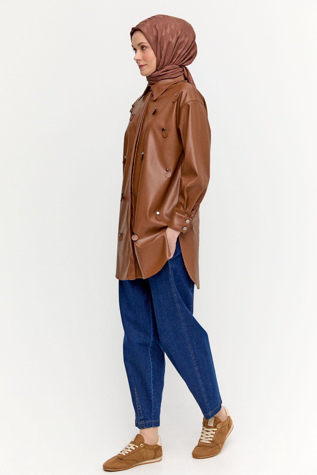 Suni Deri Tunik, Tesettür Giyim