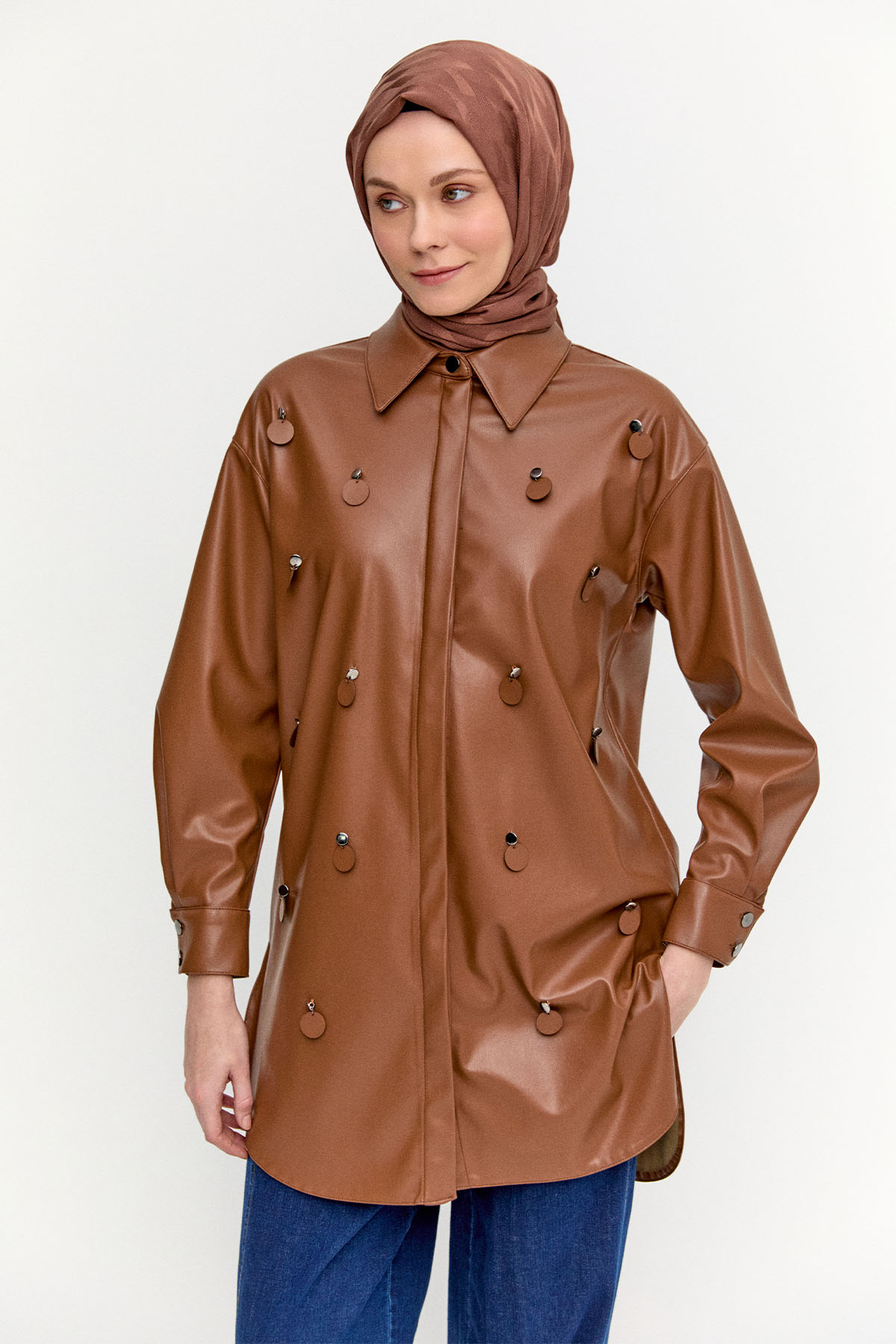 Suni Deri Tunik, Tesettür Giyim