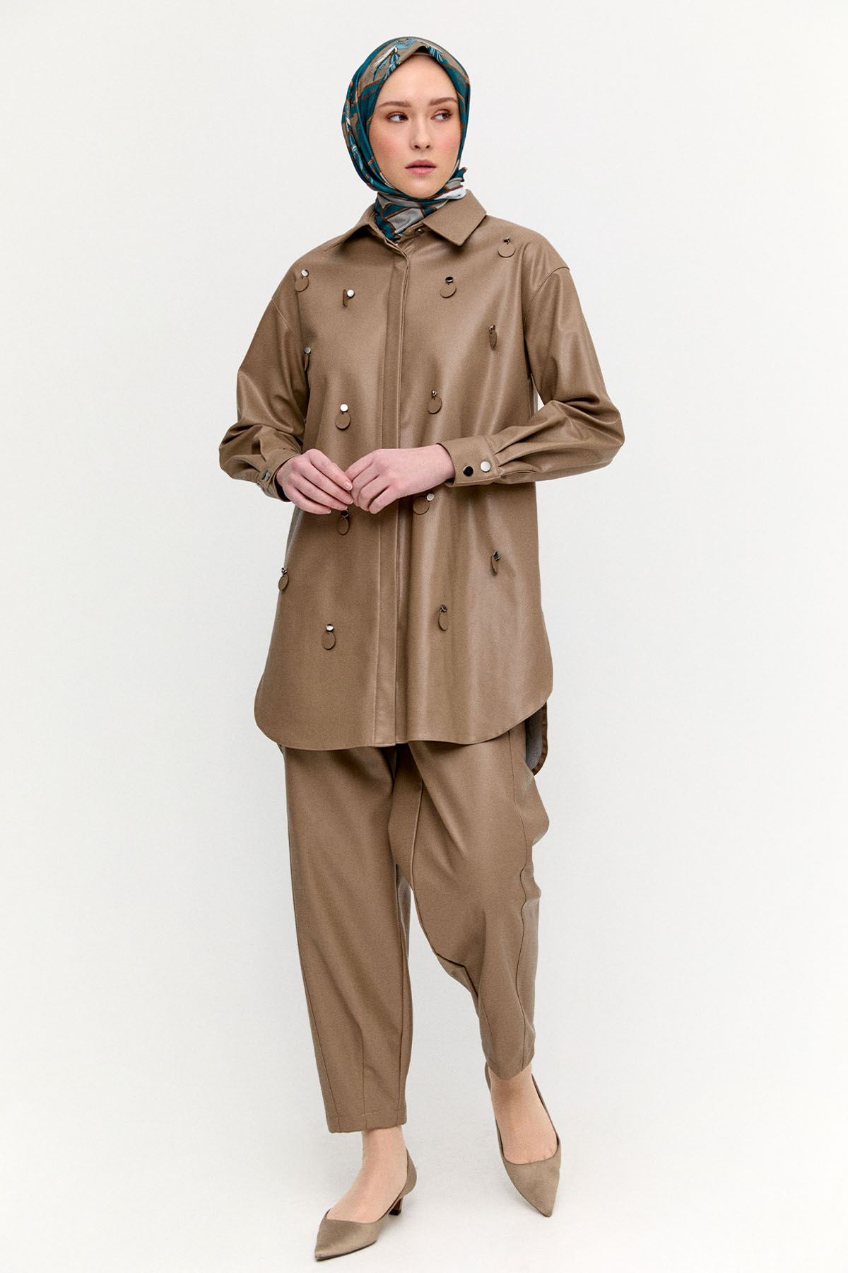 Suni Deri Tunik, Tesettür Giyim