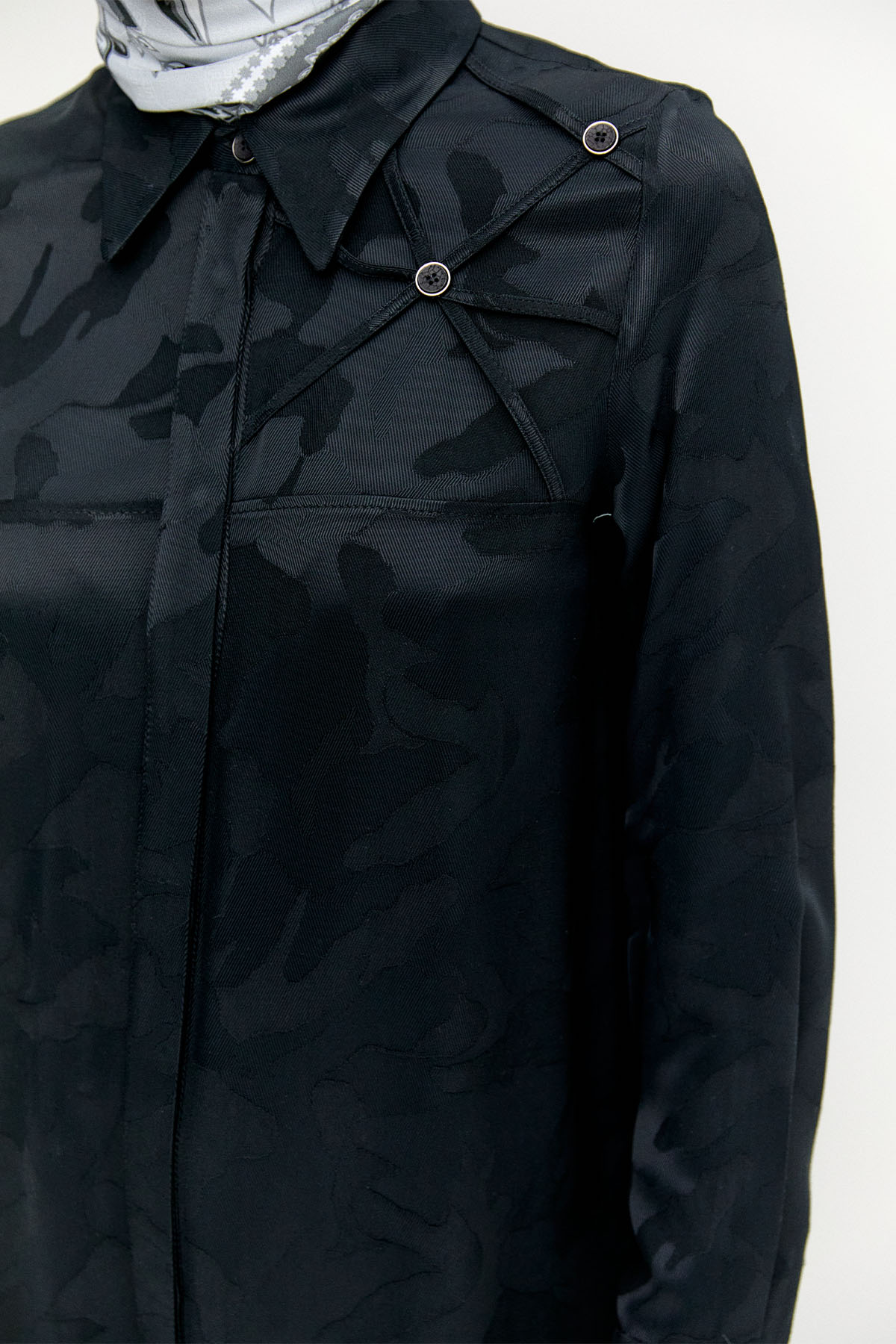 Desenli Jakarlı Tunik, Tesettür Giyim